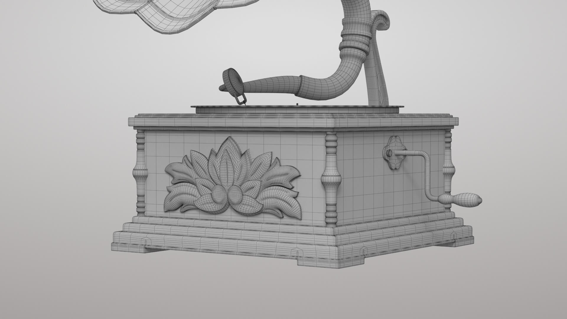 Gramophone 3D Model
