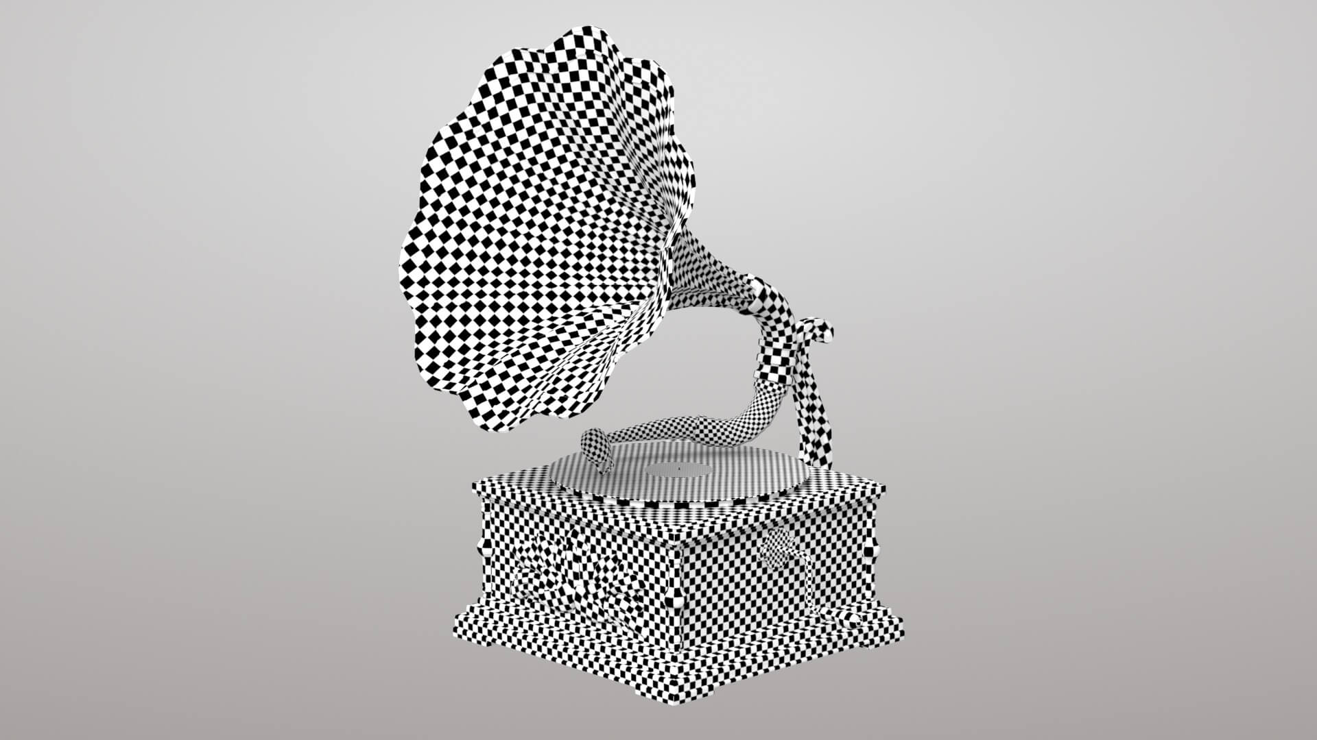 Gramophone 3D Model