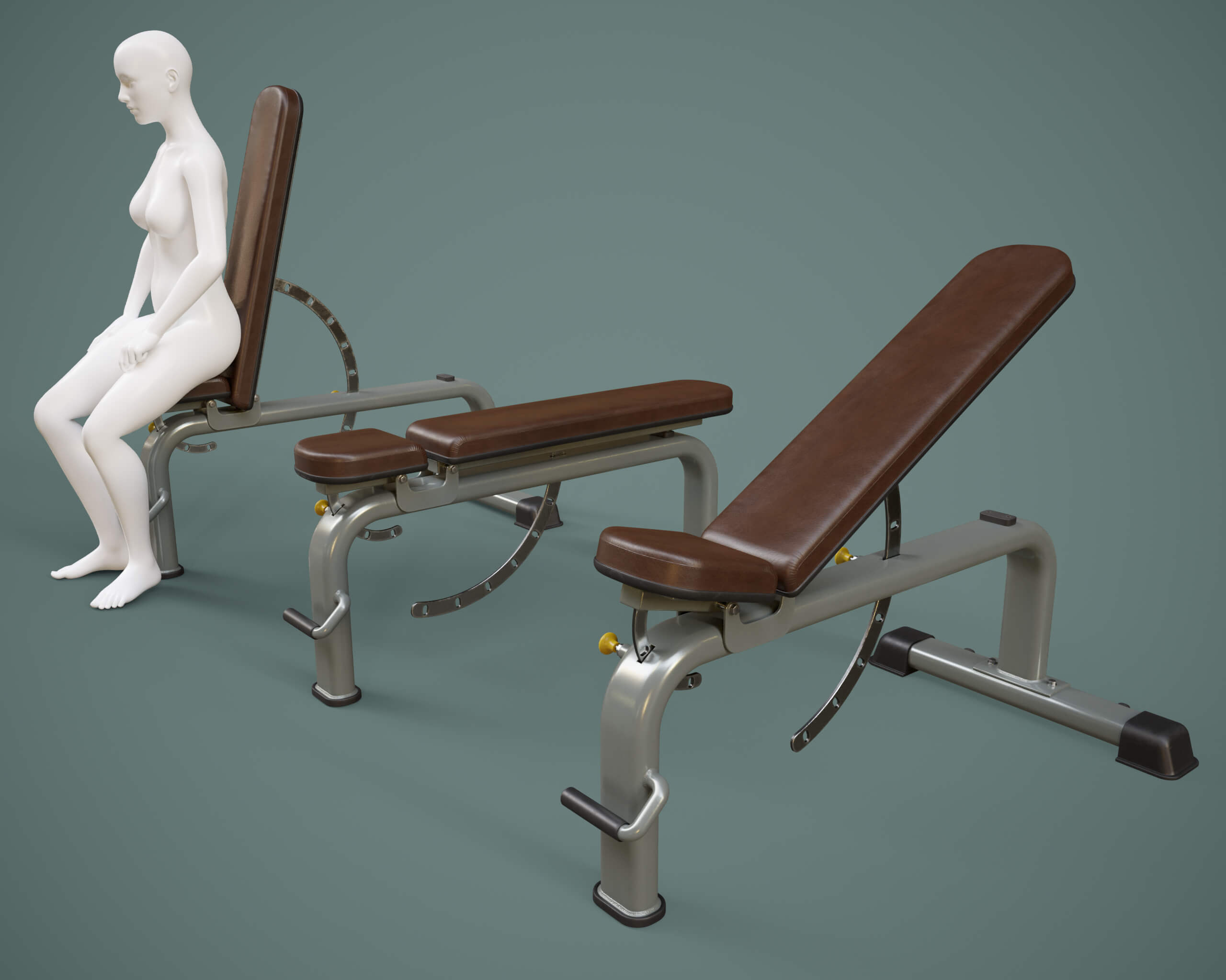Gym Equipment Set 01v Daz Content