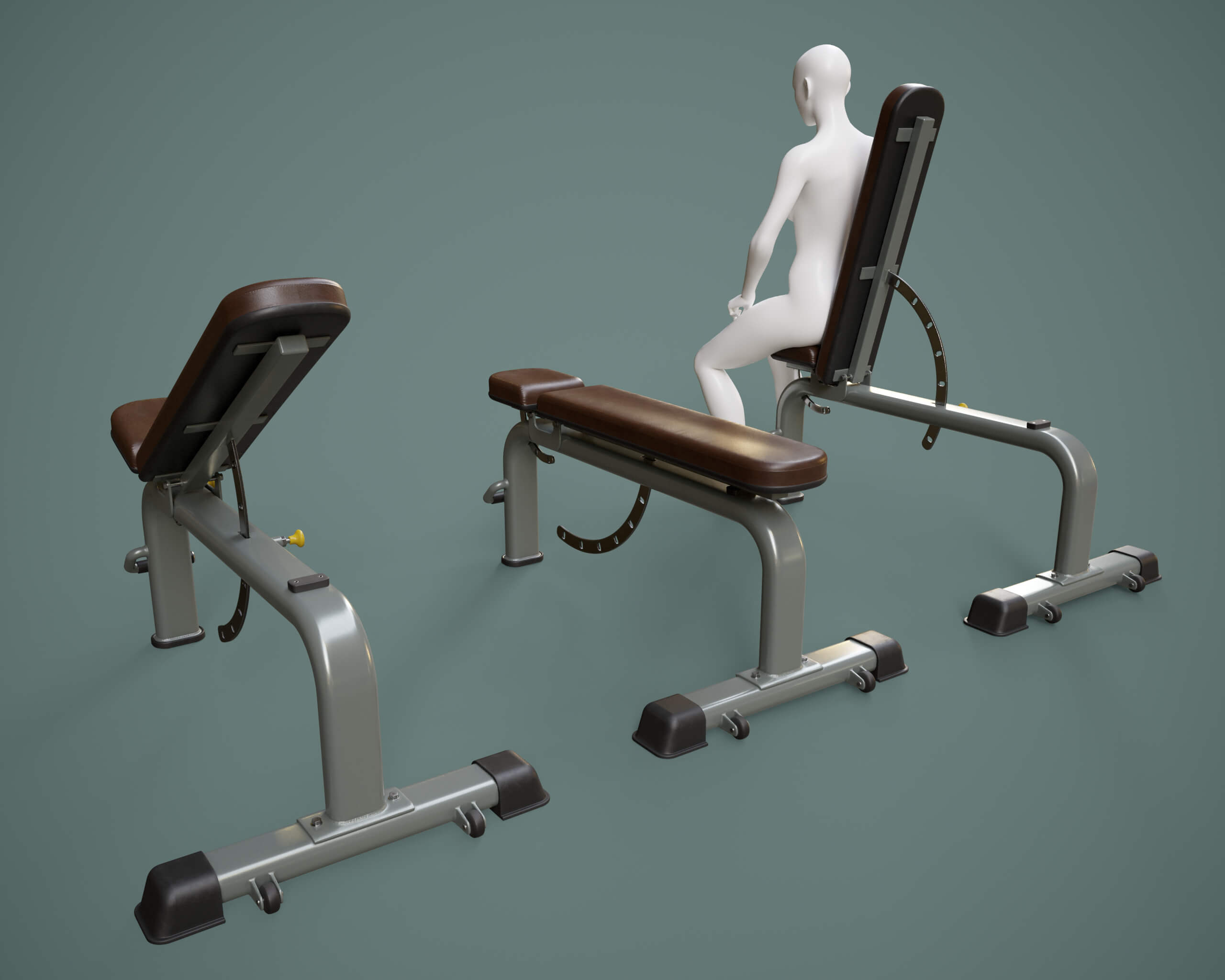 Gym Equipment Set 01v Daz Content