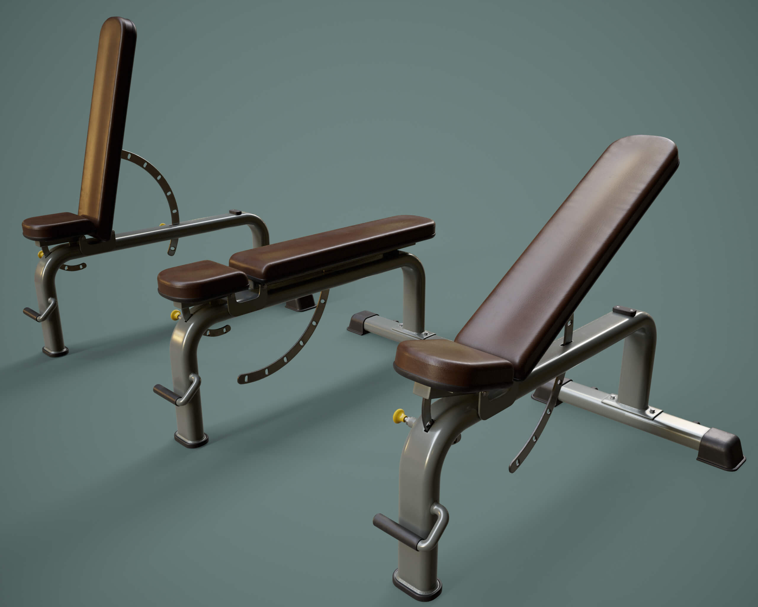 Gym Equipment Set 01v Daz Content