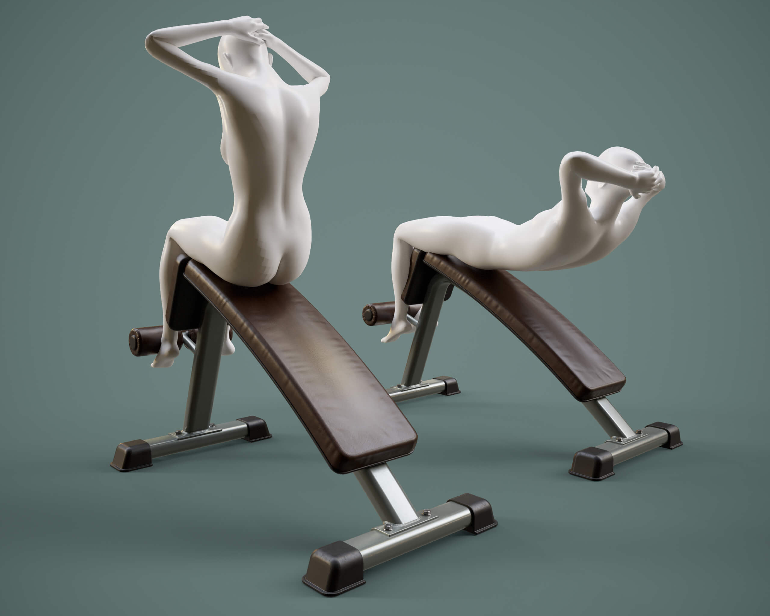 Gym Equipment Set 04v Daz Content