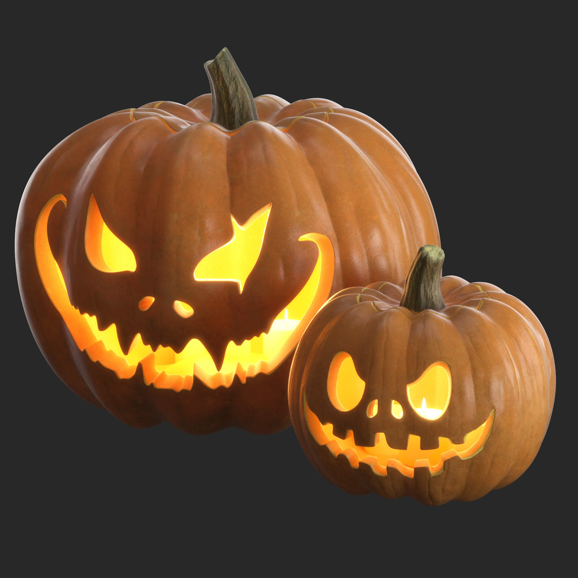 Halloween Pumpkins Props Daz Content