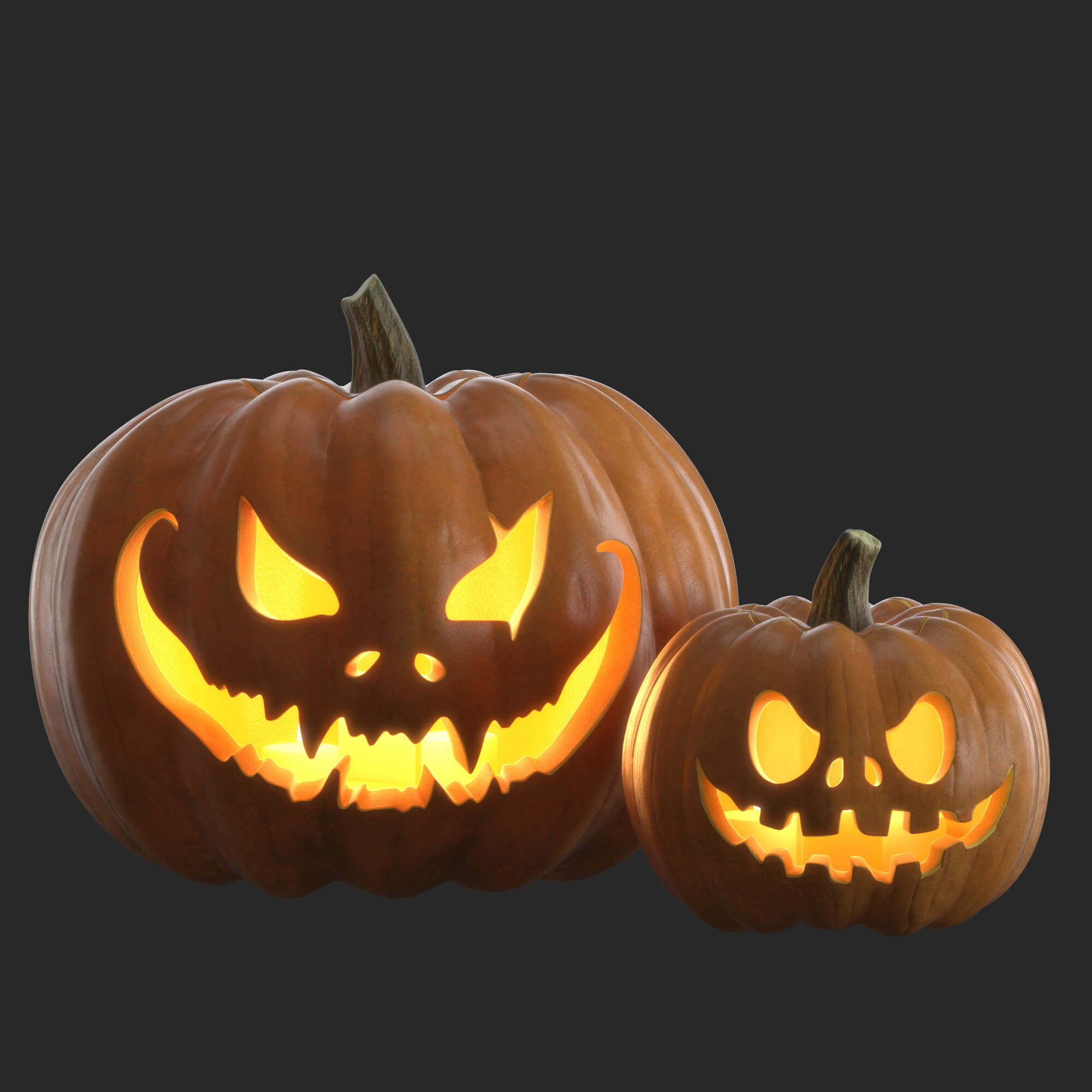 Halloween Pumpkins Props Daz Content