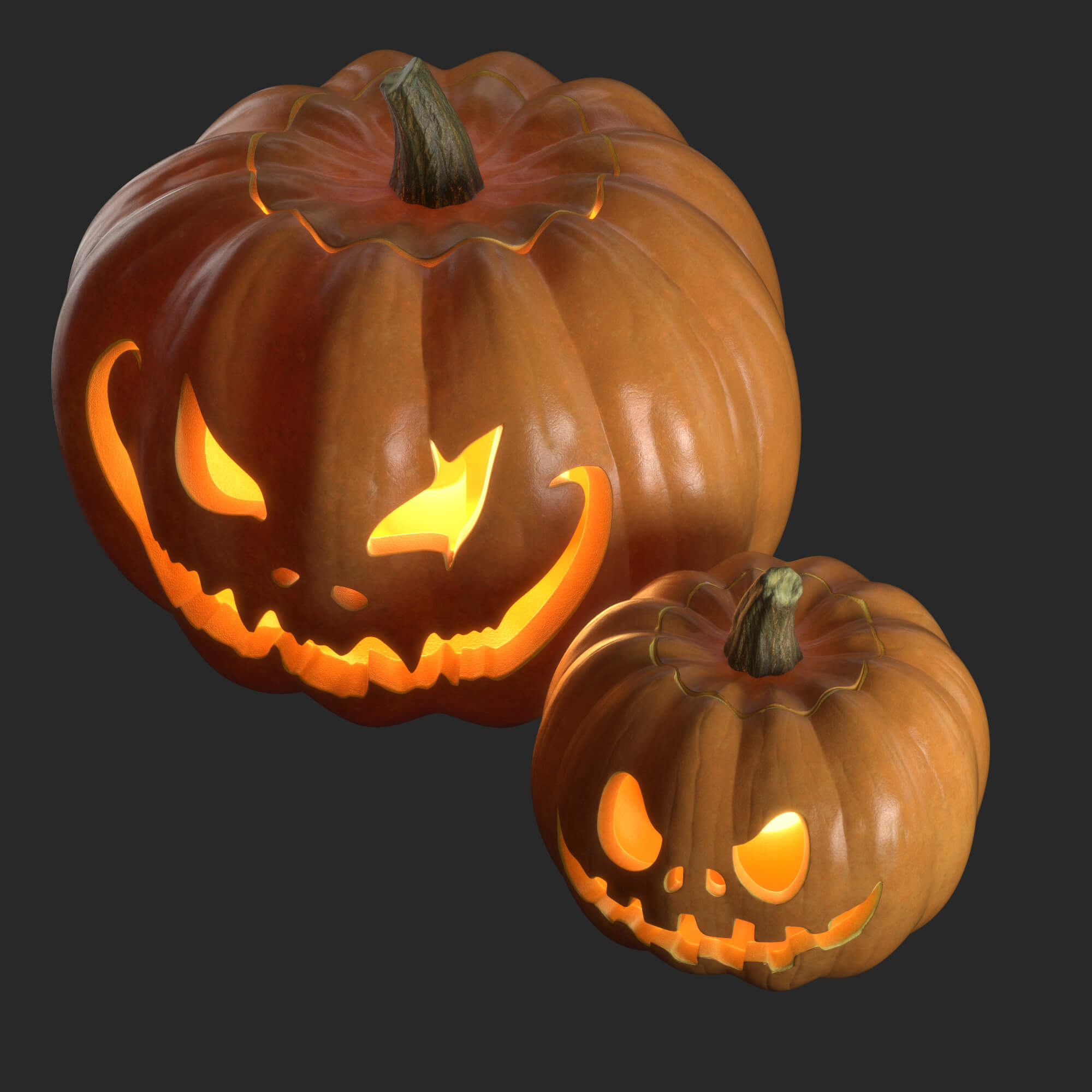 Halloween Pumpkins Props Daz Content