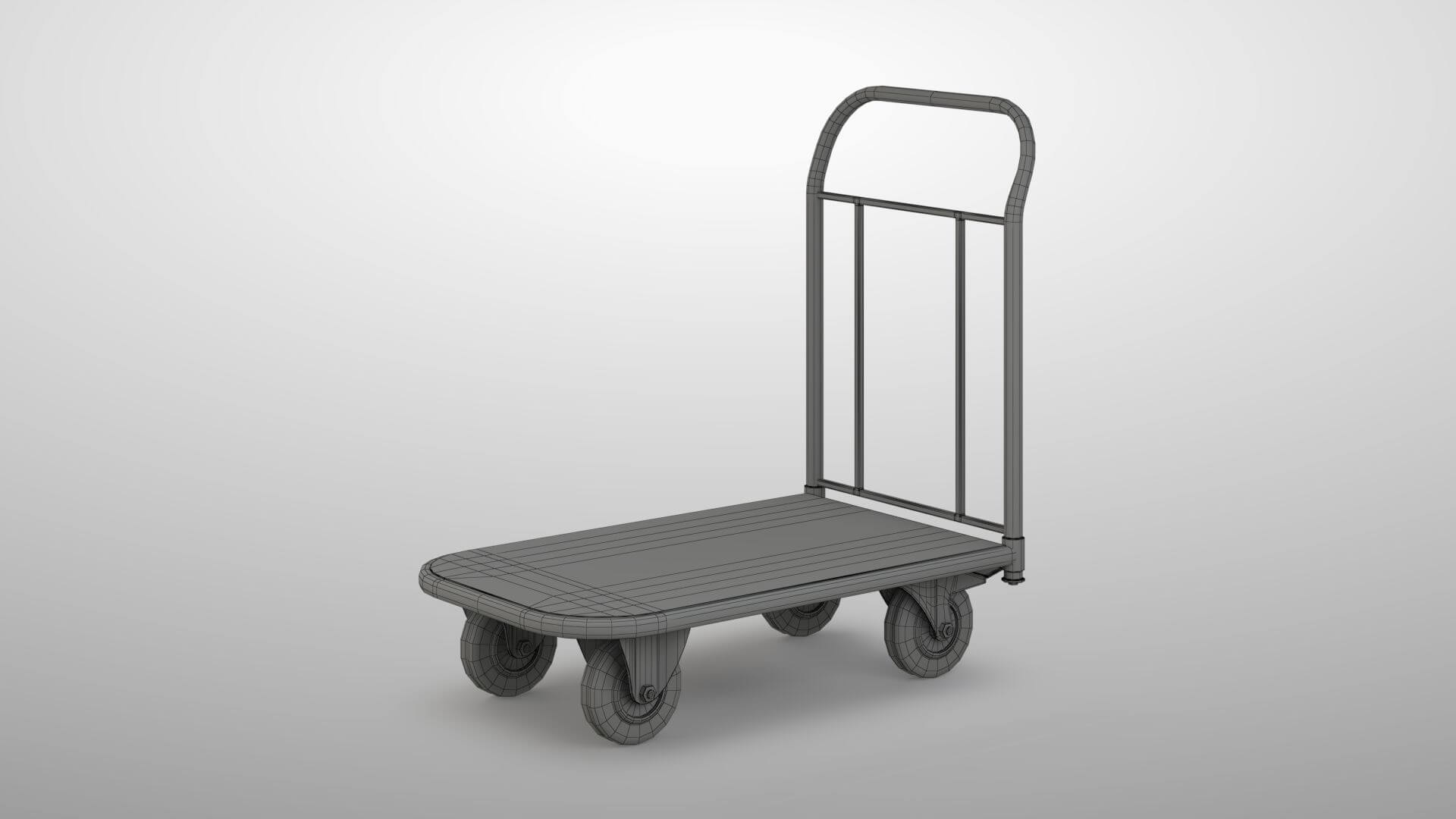 Hand Truck 3D Model