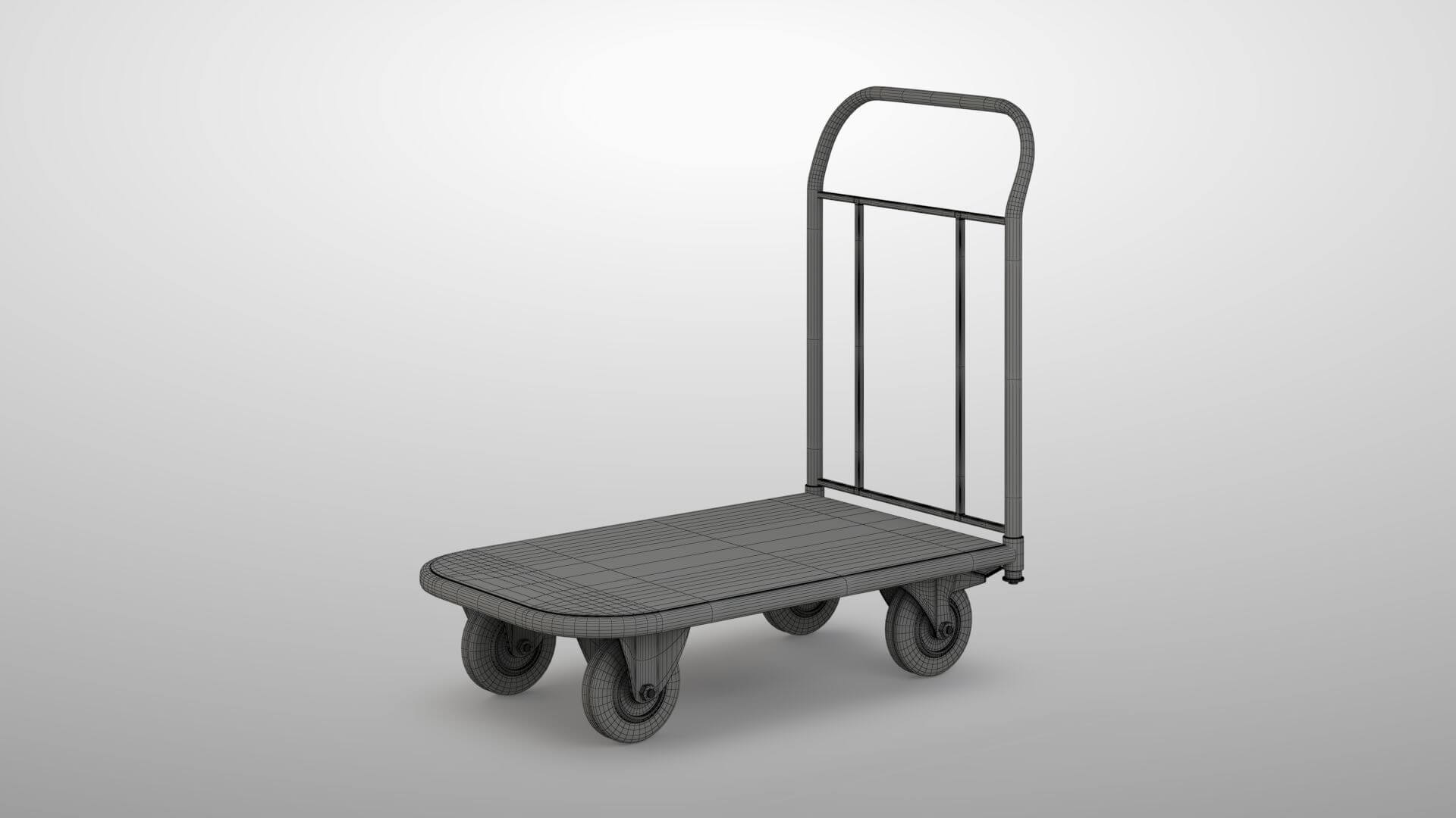 Hand Truck 3D Model
