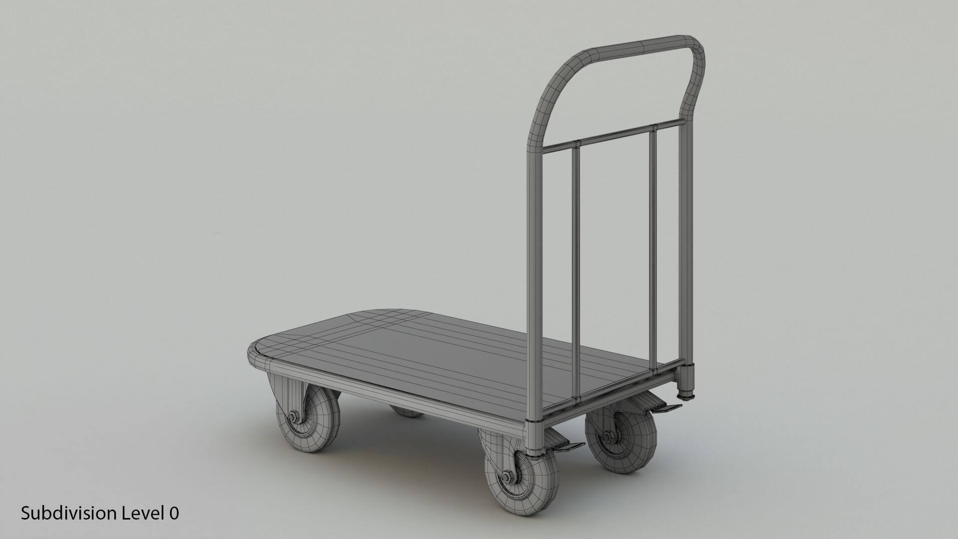 Hand Truck 3D Model