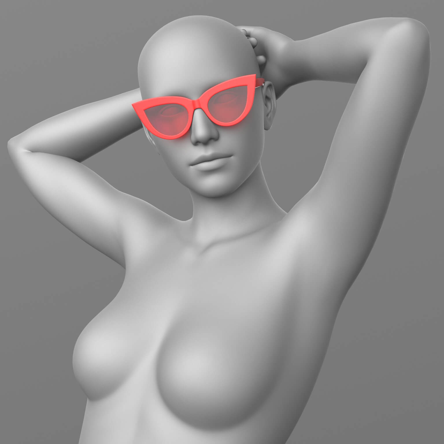 Headscarf Bandana and Sunglasses 02v G8 Female Daz Content
