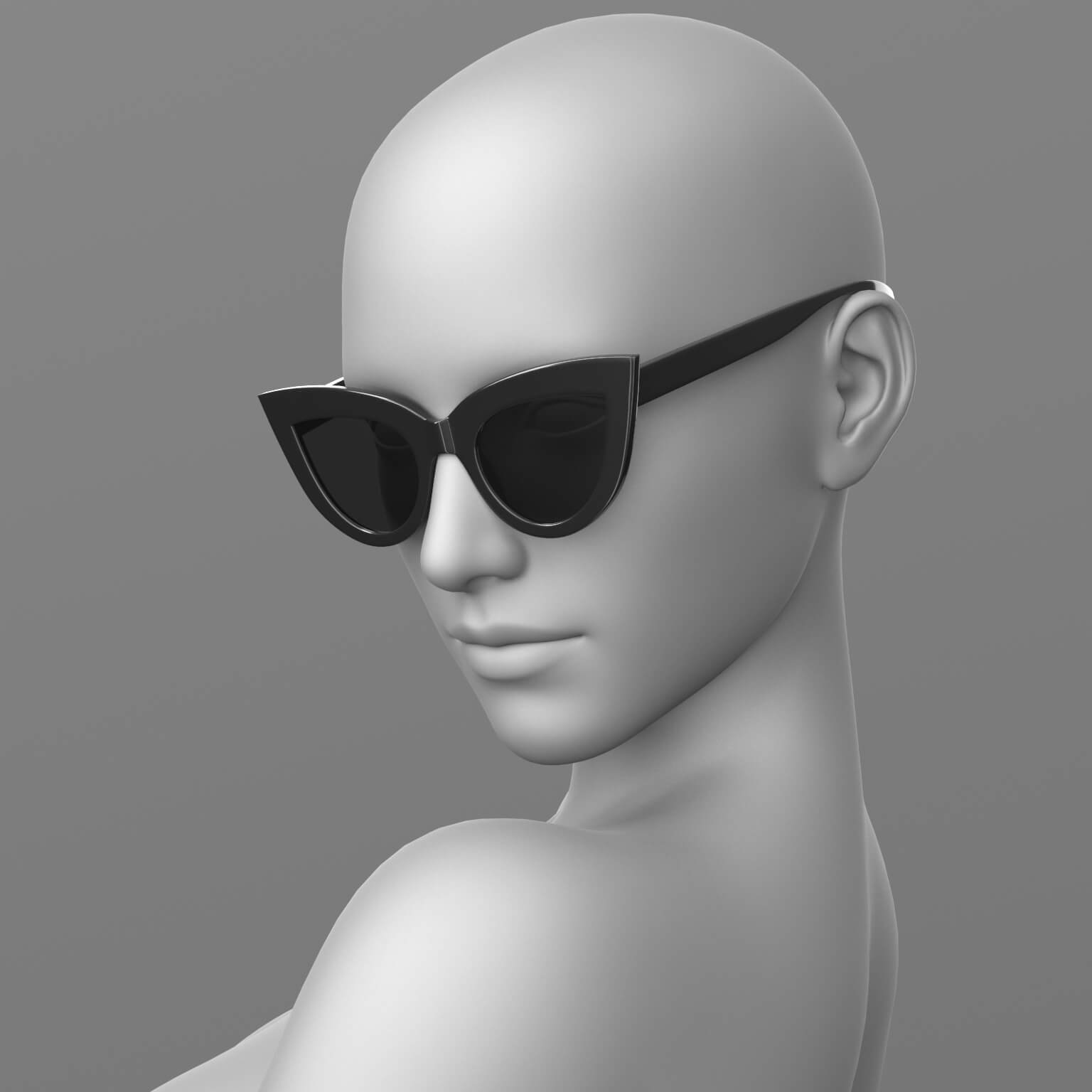 Headscarf Bandana and Sunglasses 02v G8 Female Daz Content
