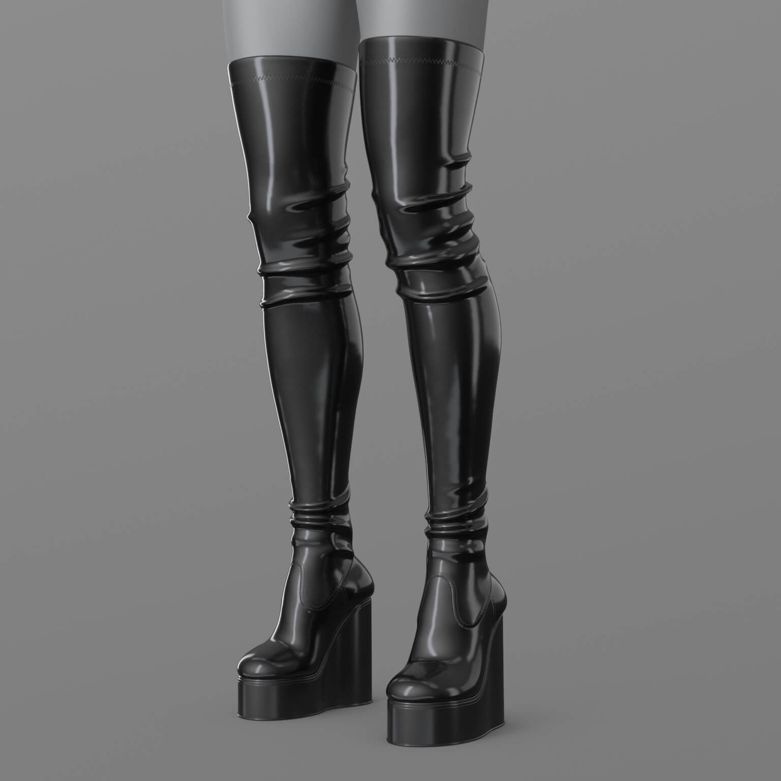 High Boots 2v G8 Female Daz Content