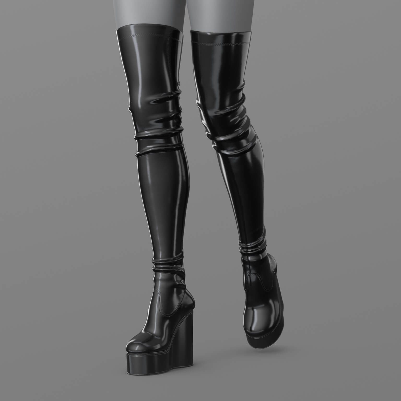 High Boots 2v G8 Female Daz Content