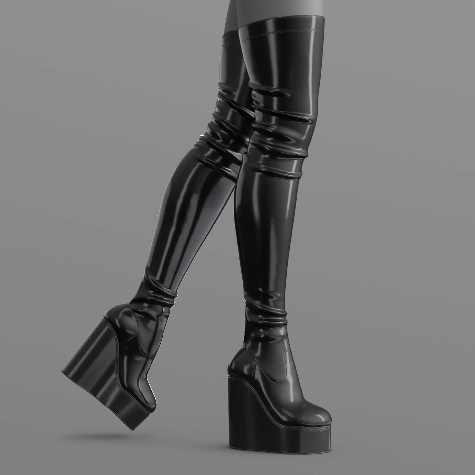 High Boots 2v G8 Female Daz Content