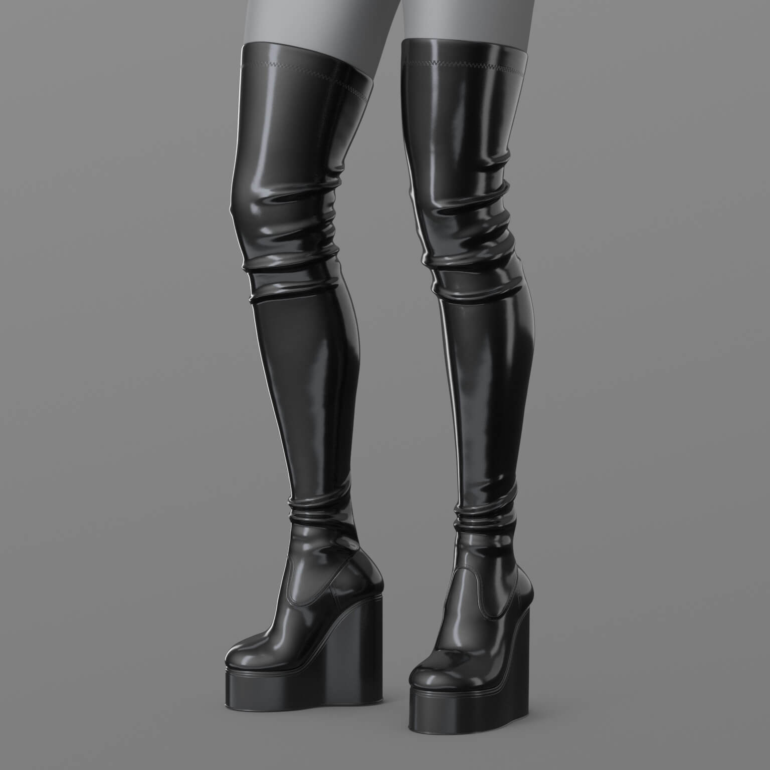 High Boots 2v G8 Female Daz Content