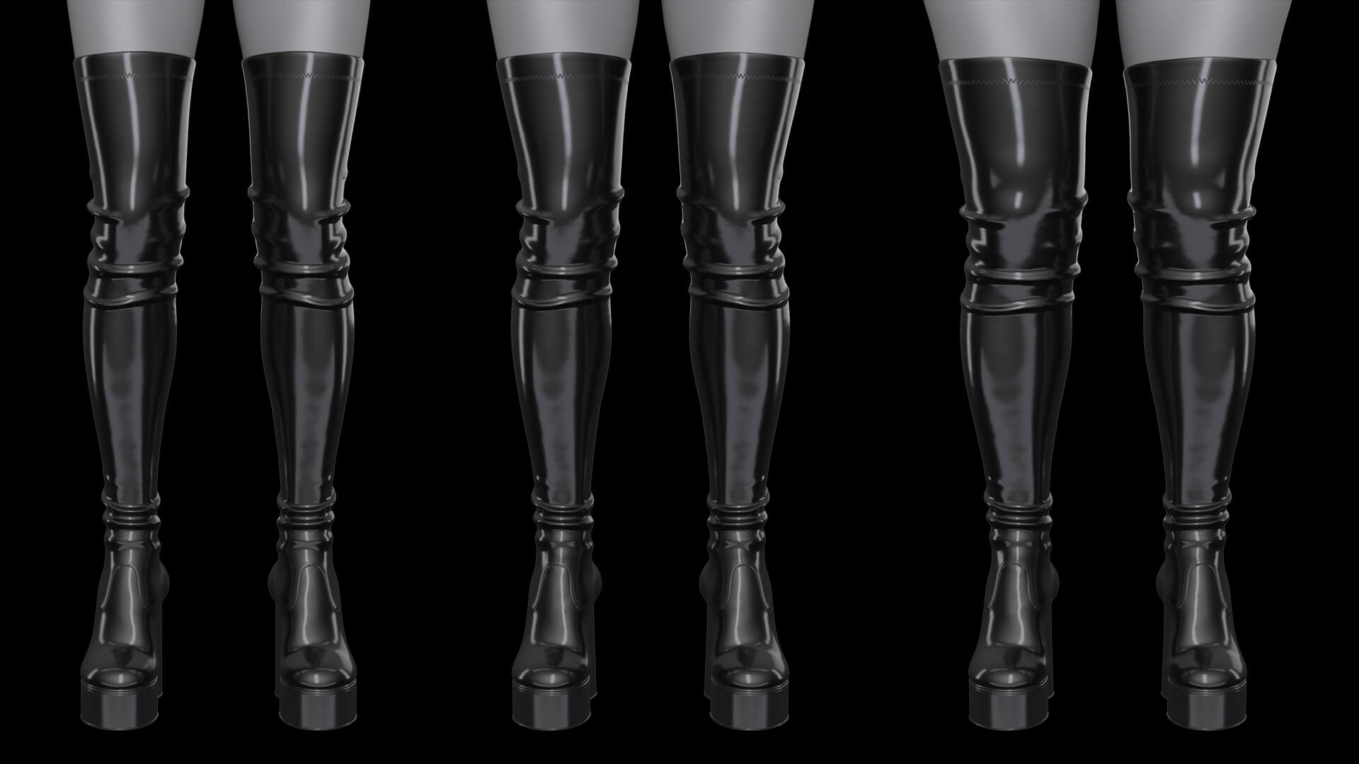 High Boots 2v G8 Female Daz Content