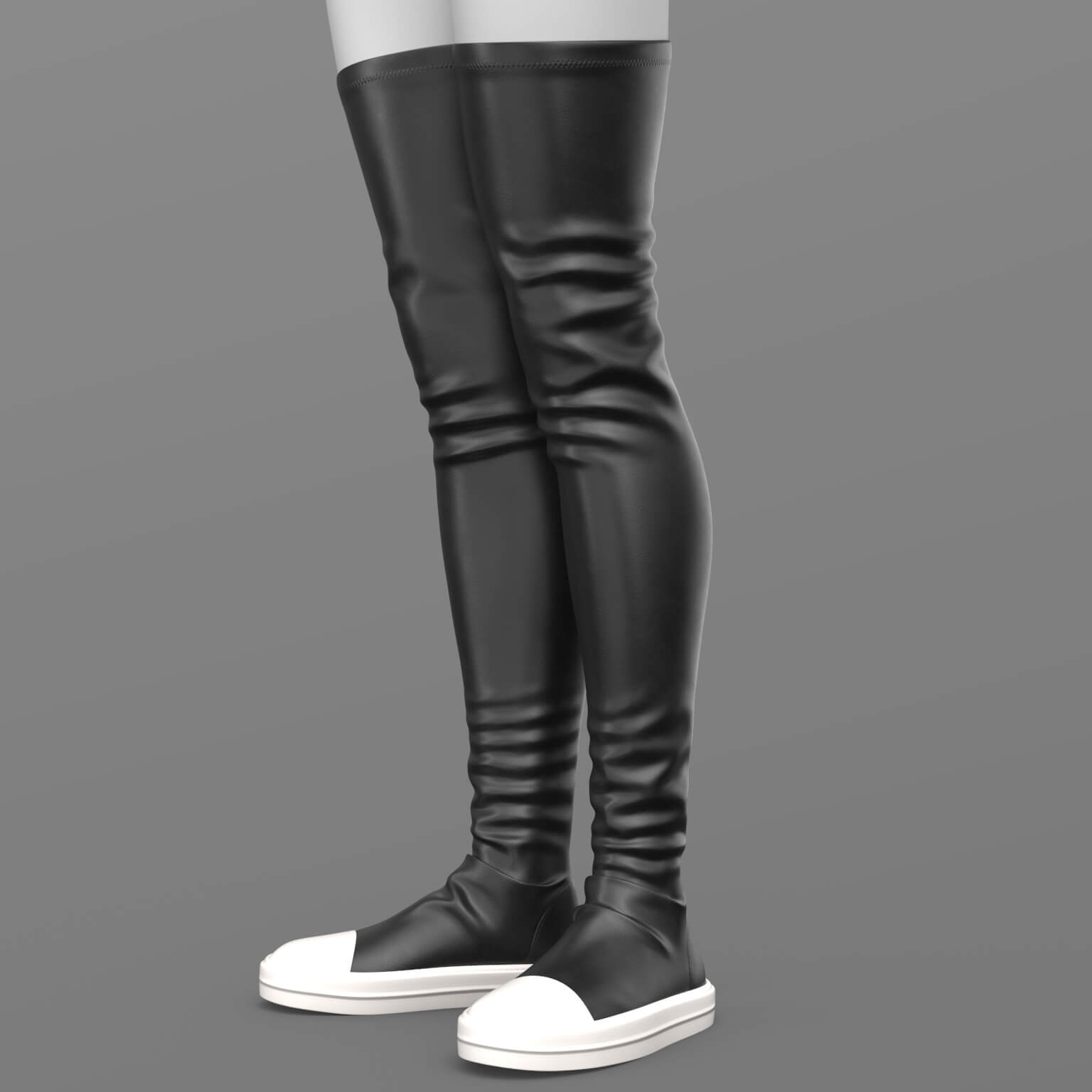 Knitted Dress and High Boots 3v G8 Female Daz Content