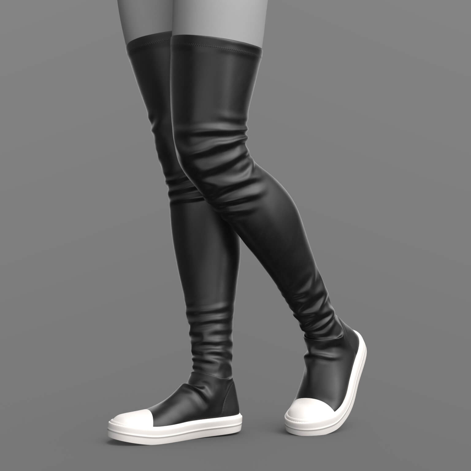 Knitted Dress and High Boots 3v G8 Female Daz Content