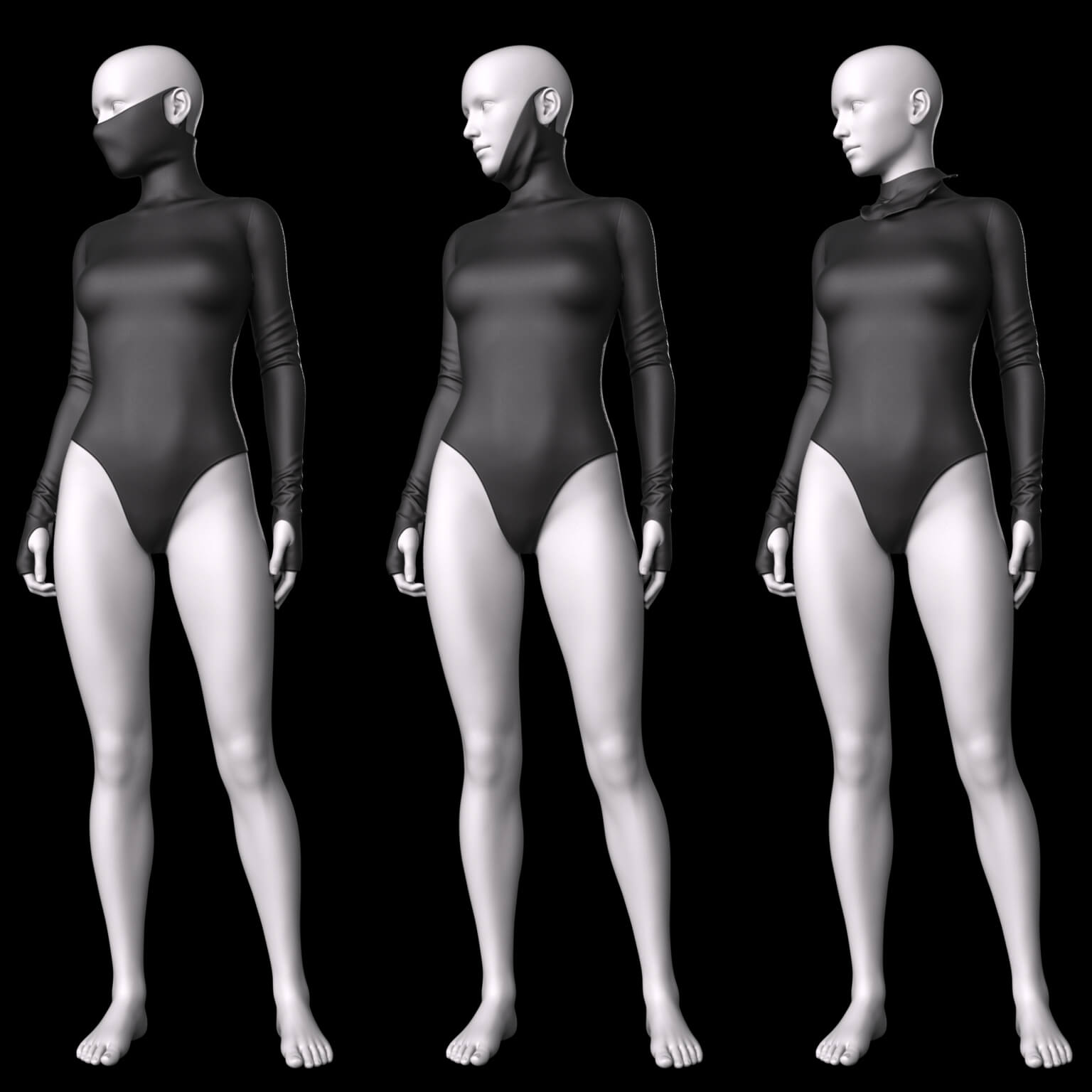 High Boots 4v Body Katana G8 Daz Content