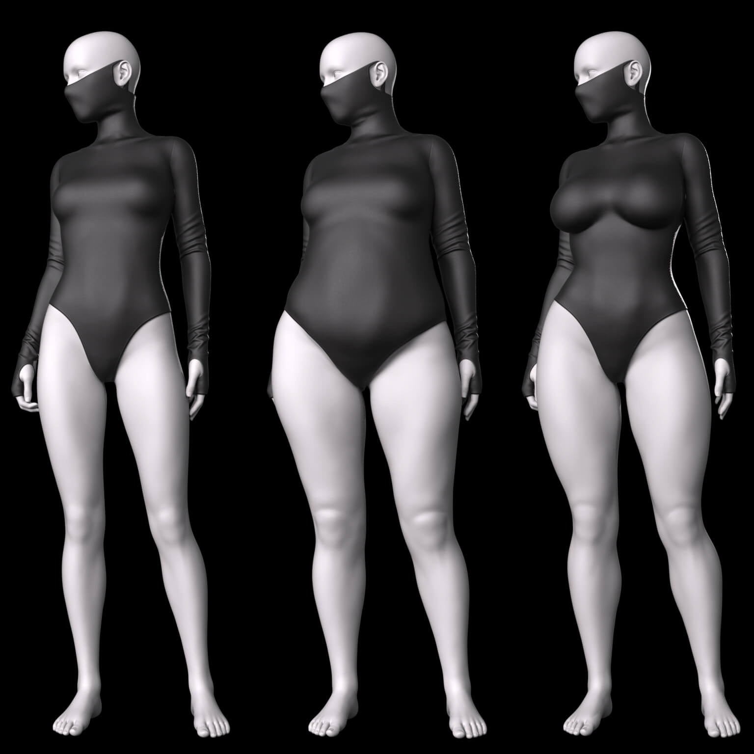 High Boots 4v Body Katana G8 Daz Content