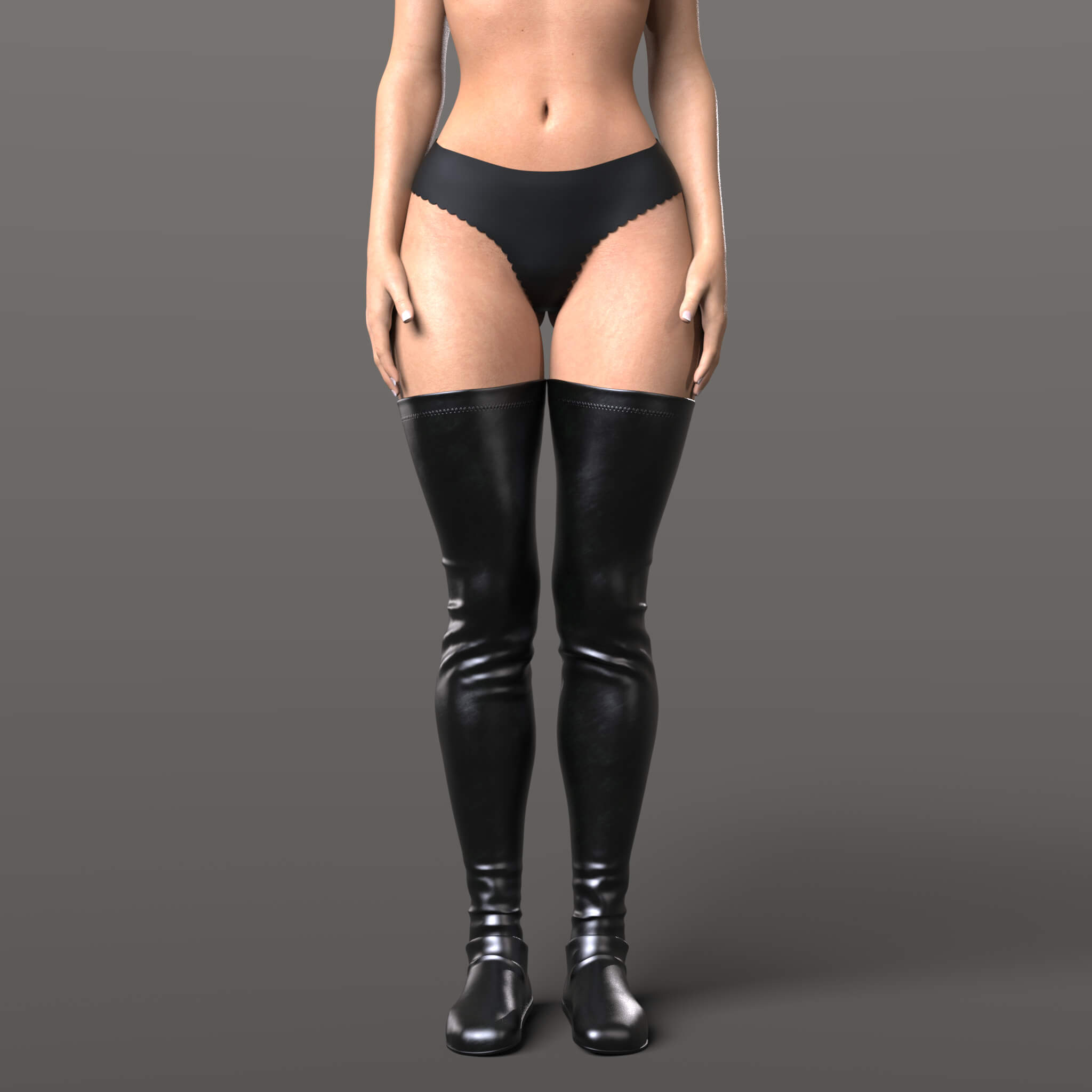 High Boots 4v Body Katana G8 Daz Content