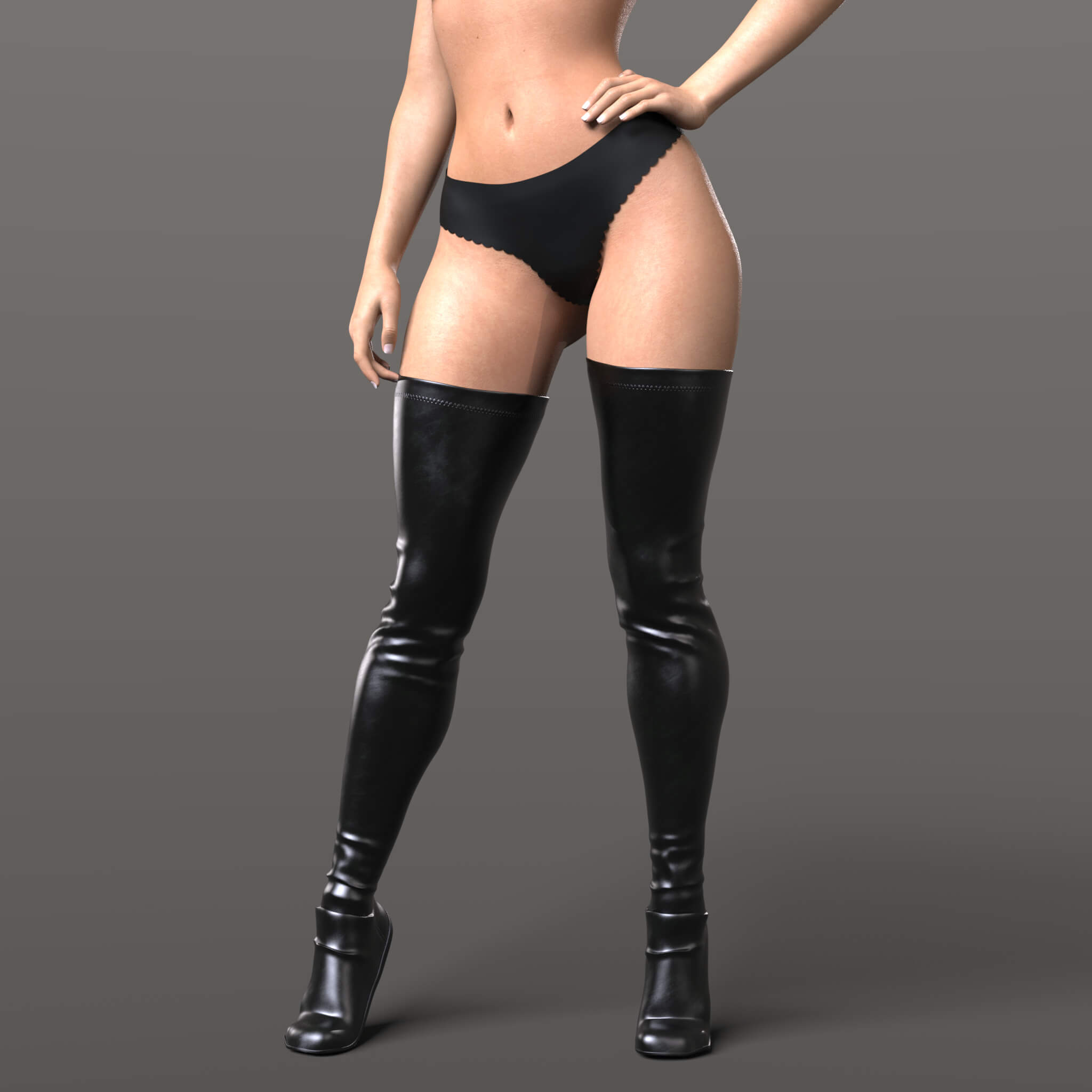 High Boots 4v Body Katana G8 Daz Content