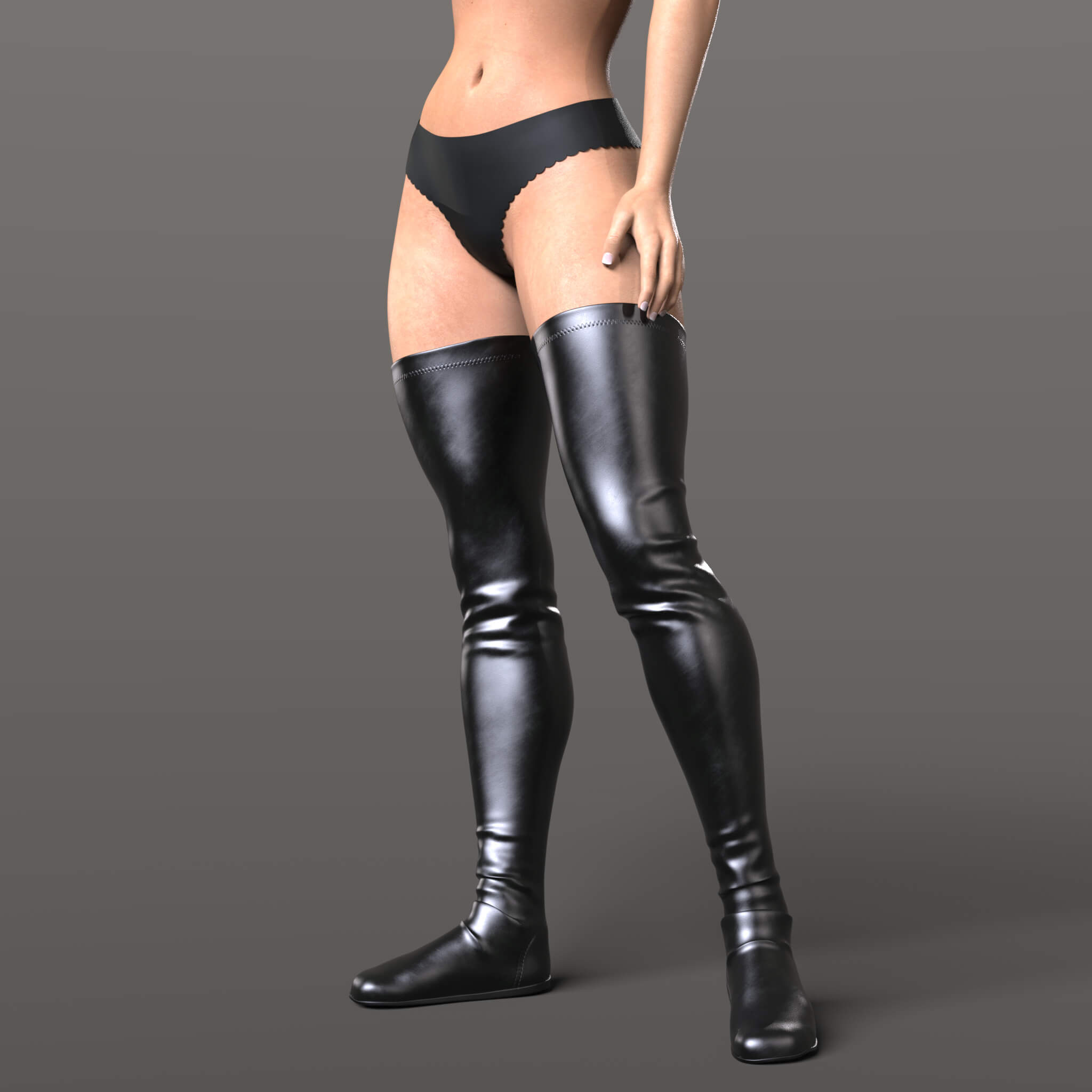 High Boots 4v Body Katana G8 Daz Content