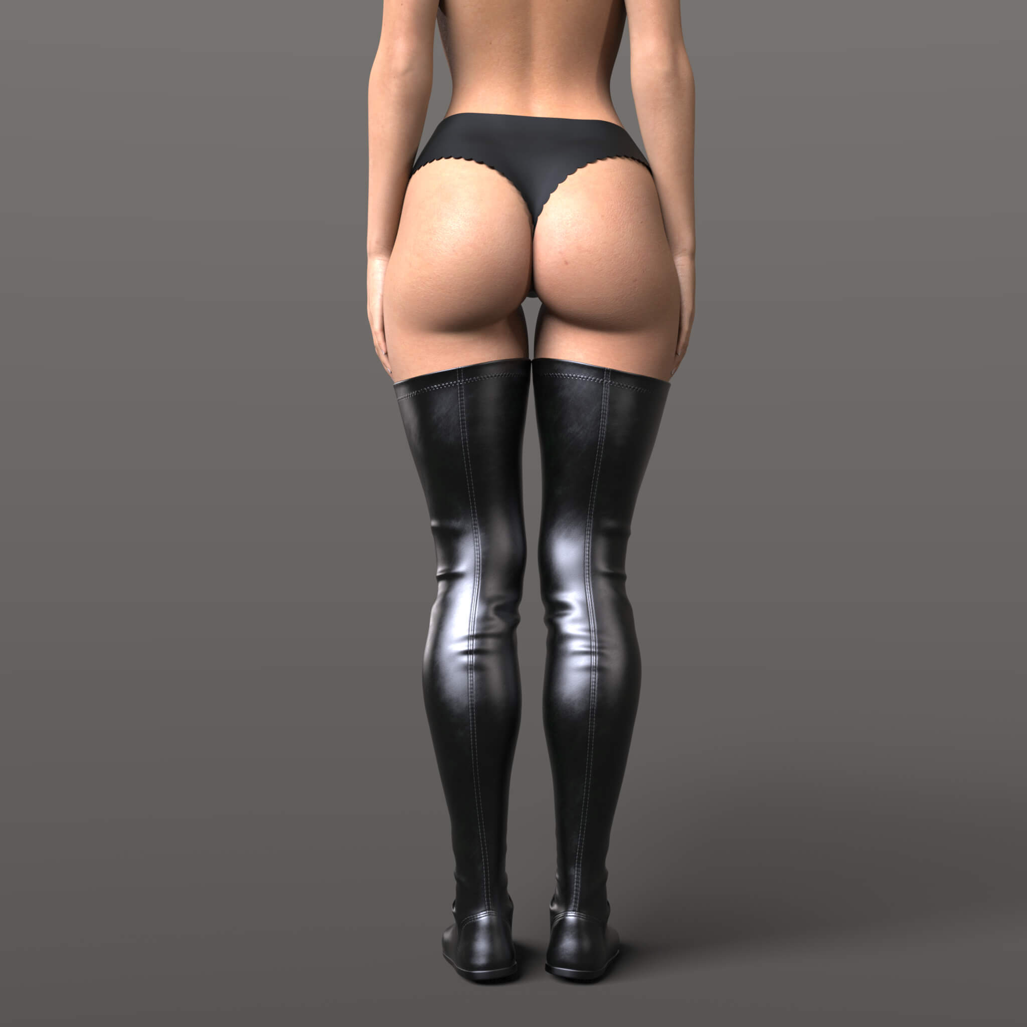 High Boots 4v Body Katana G8 Daz Content