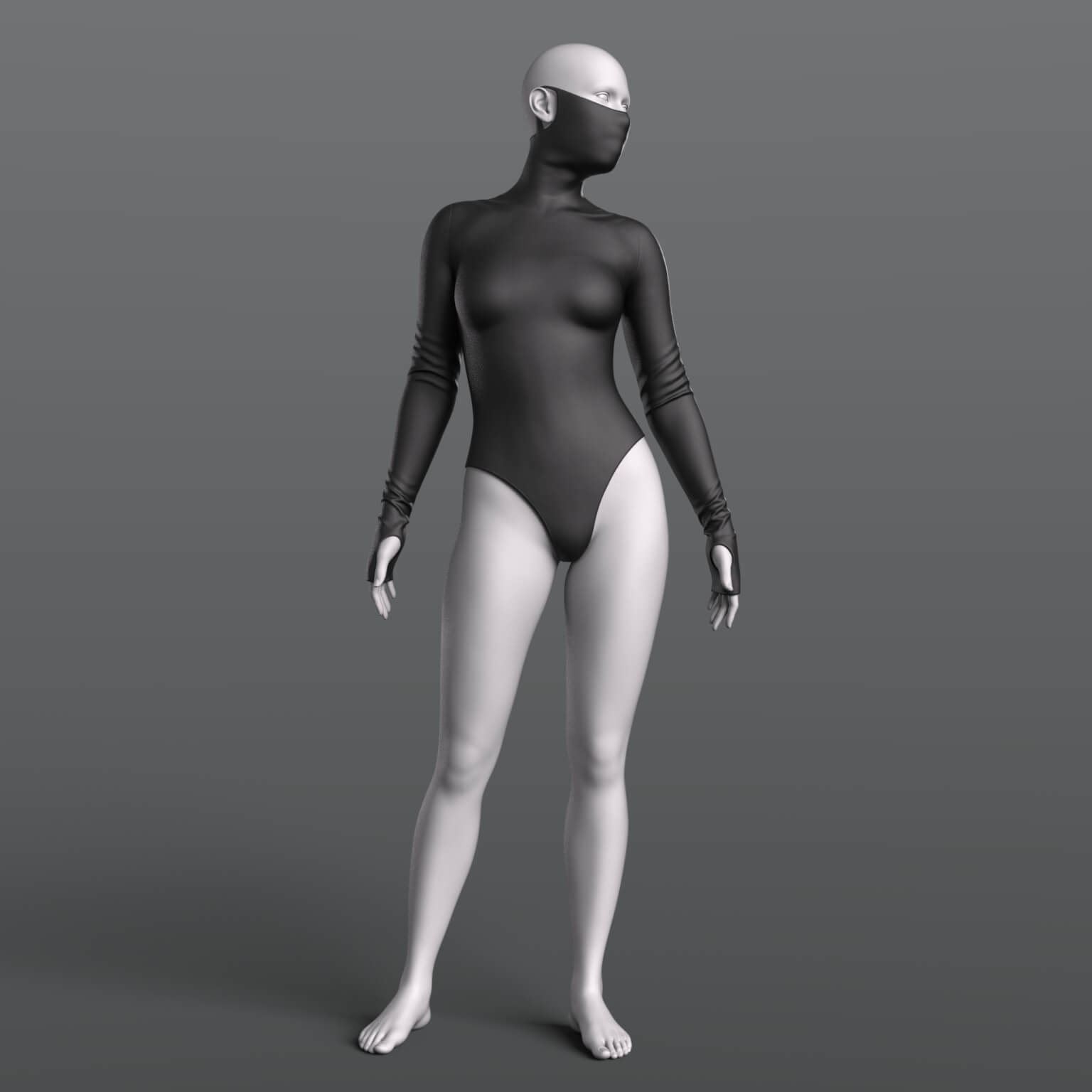 High Boots 4v Body Katana G9 Daz Content
