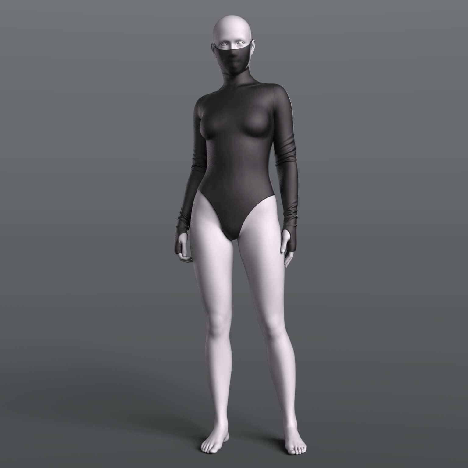 High Boots 4v Body Katana G9 Daz Content