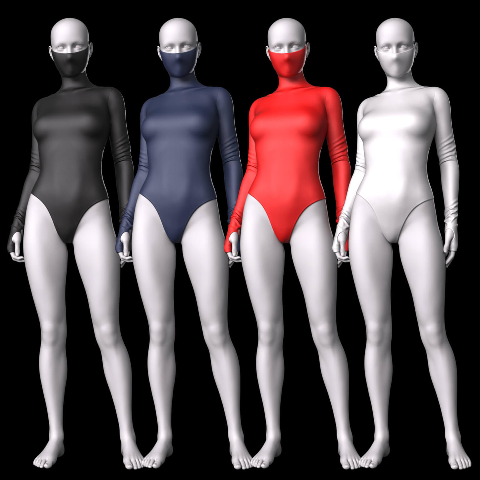 High Boots 4v Body Katana G9 Daz Content