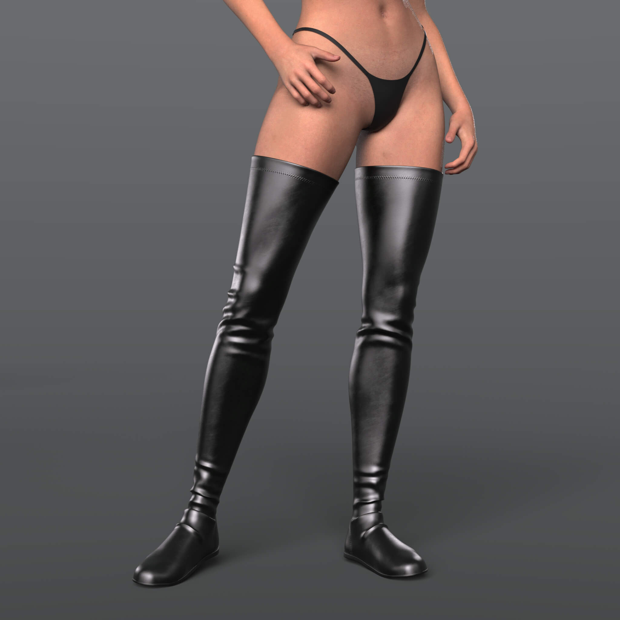 High Boots 4v Panties Straps 4v Bra 03v G9 Daz Content