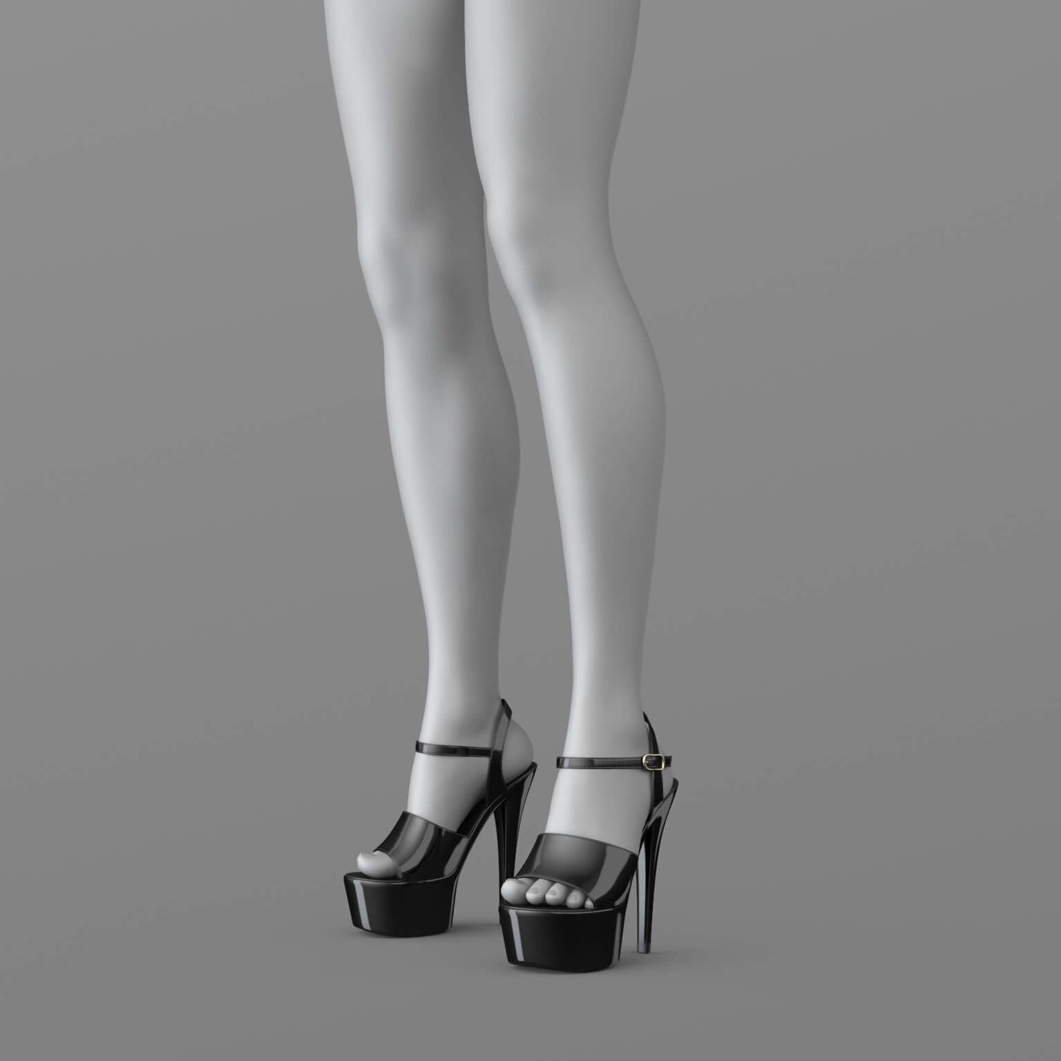 High Heeled Sandals G9 Daz Content