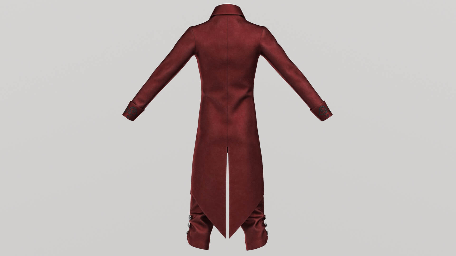 Historic Costume 2v 3D Model