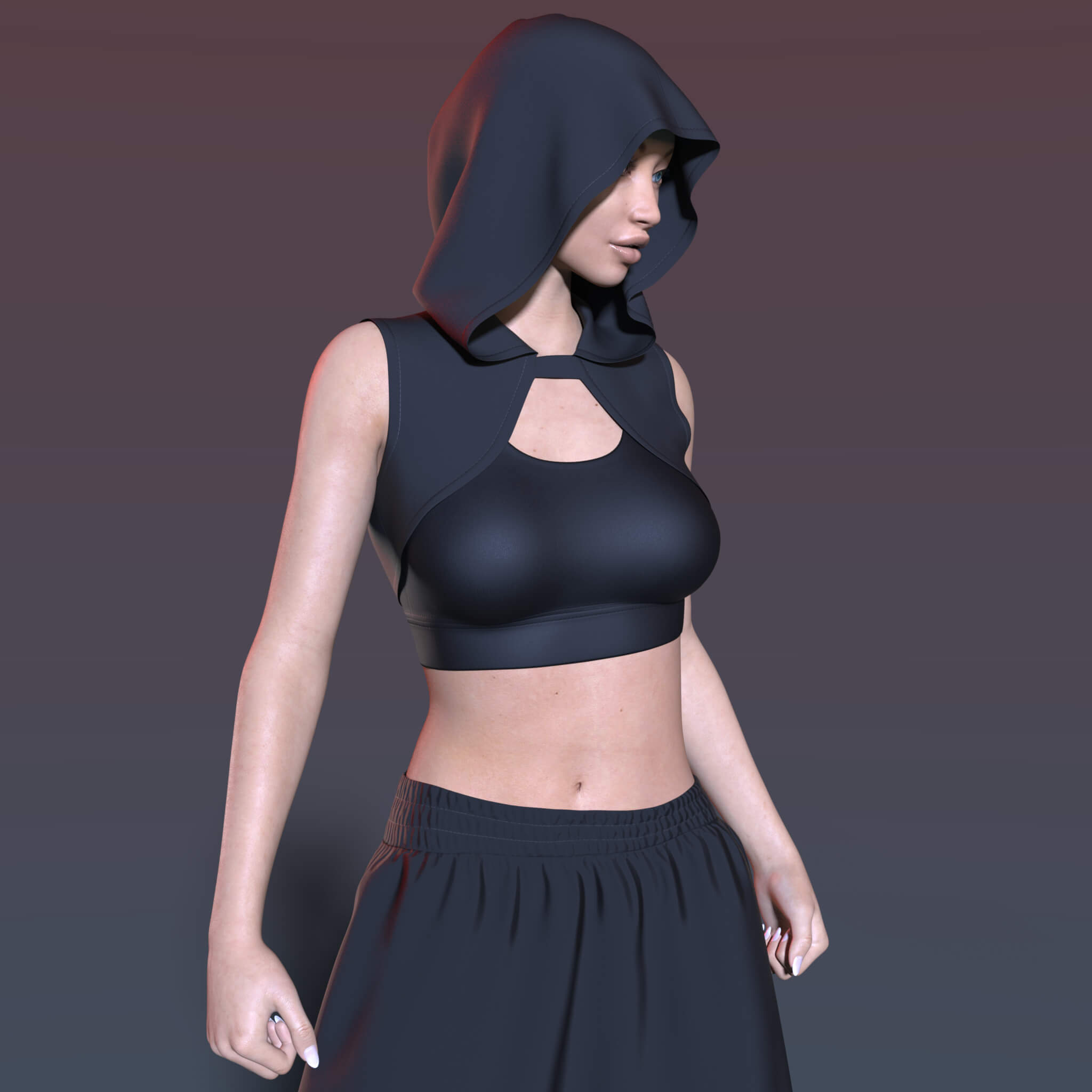 Hood G8 Female Daz Content