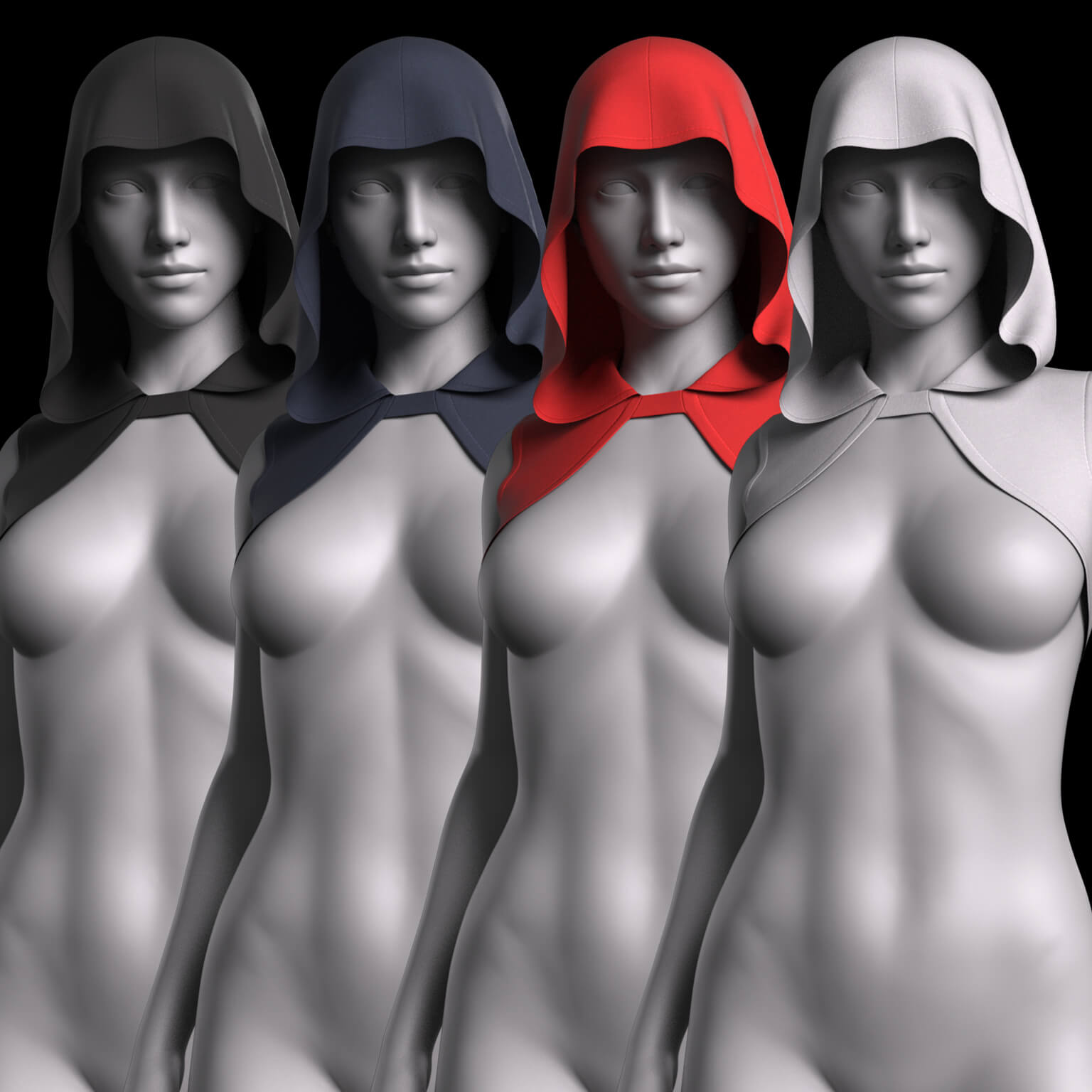 Hood G8 Female Daz Content