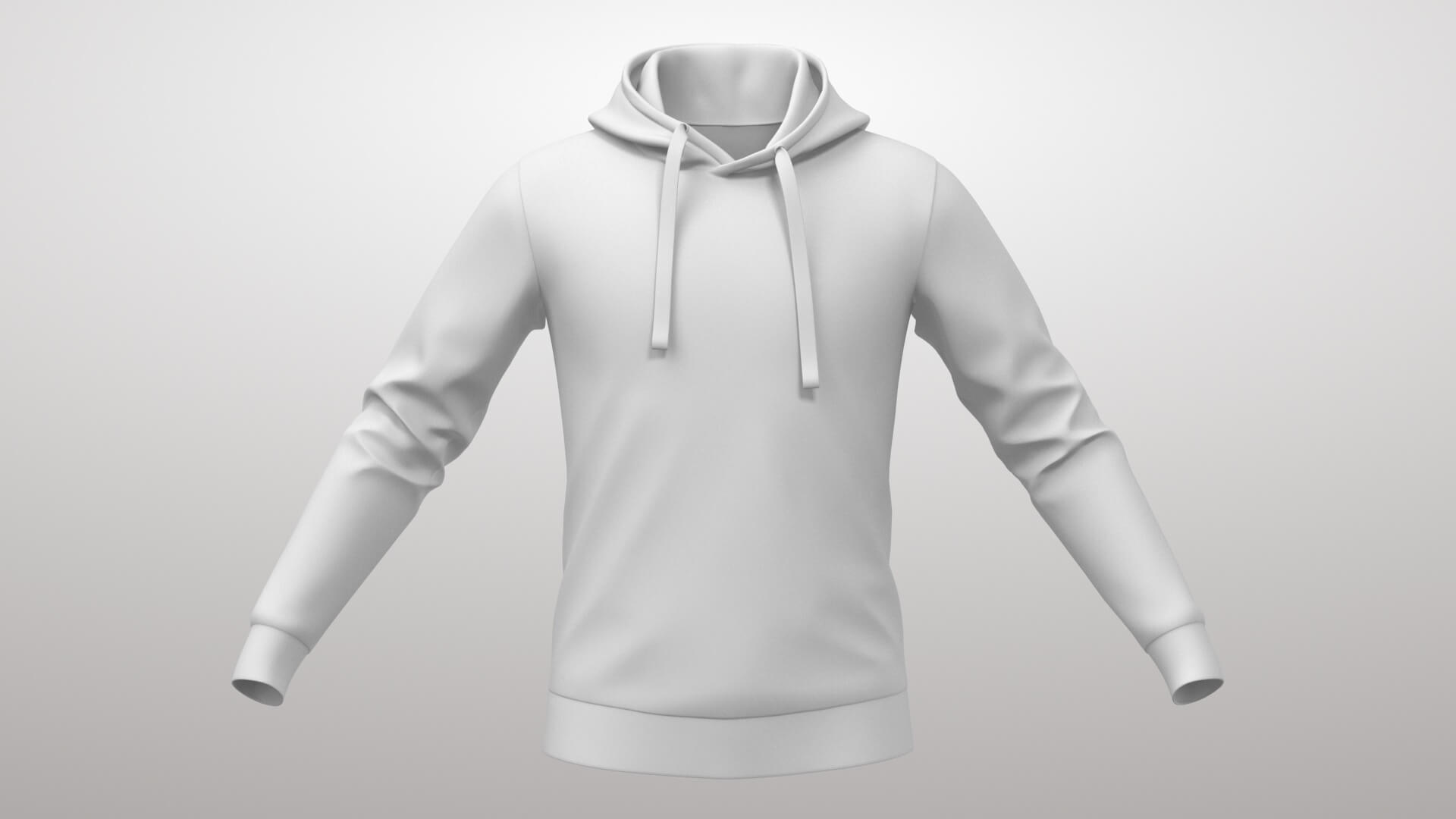 Hoodie 1v 3D Model