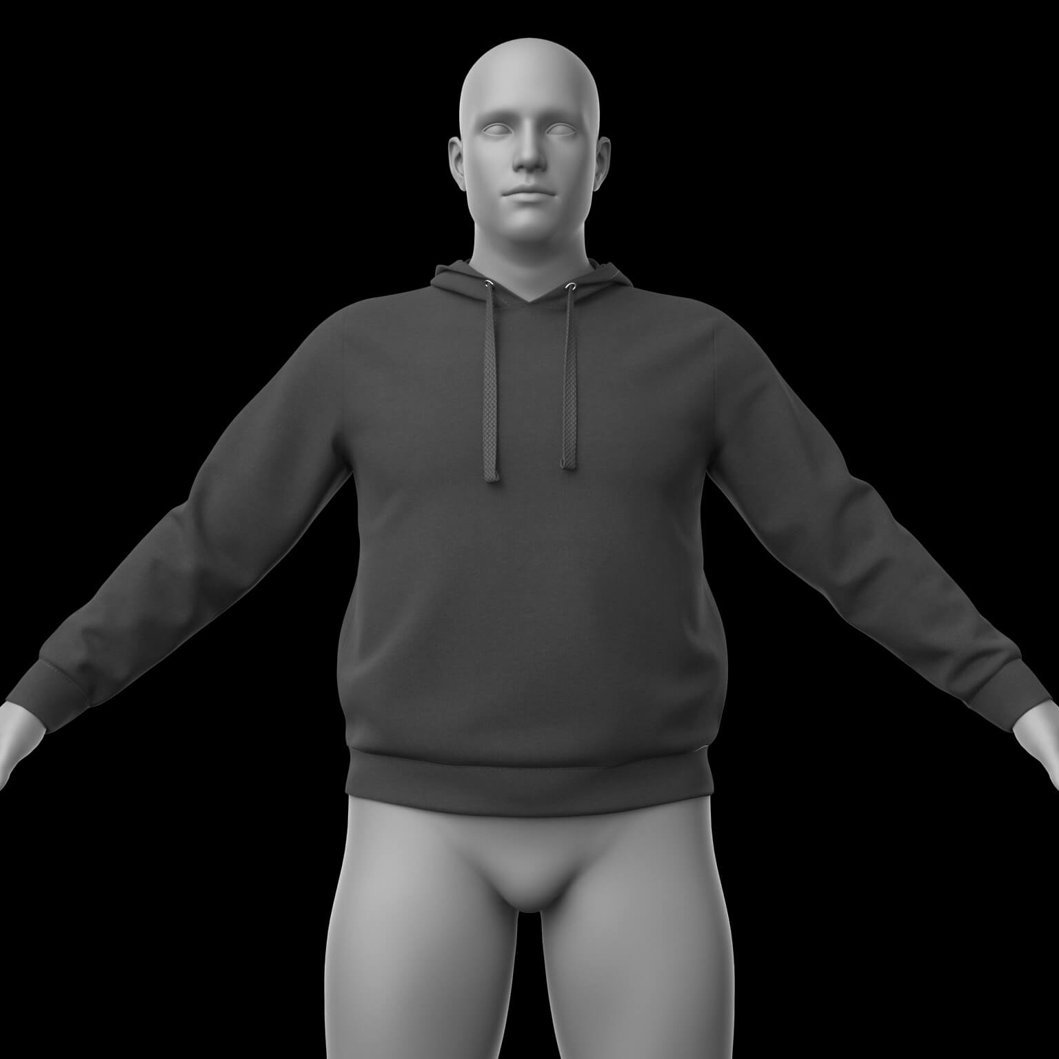 Hoody 02v and Baseball Cap G8 Male Daz Content