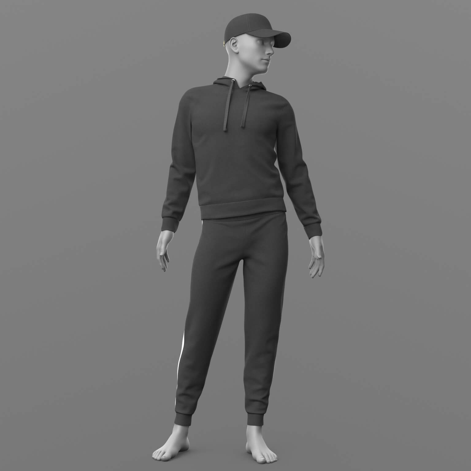 Hoody 02v Baseball Cap Sports Pants G8 Male Daz Content