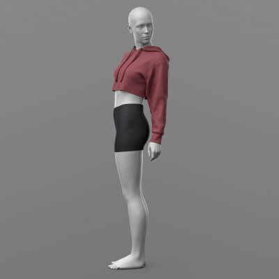 Hoody 03v and Sports Shorts G9