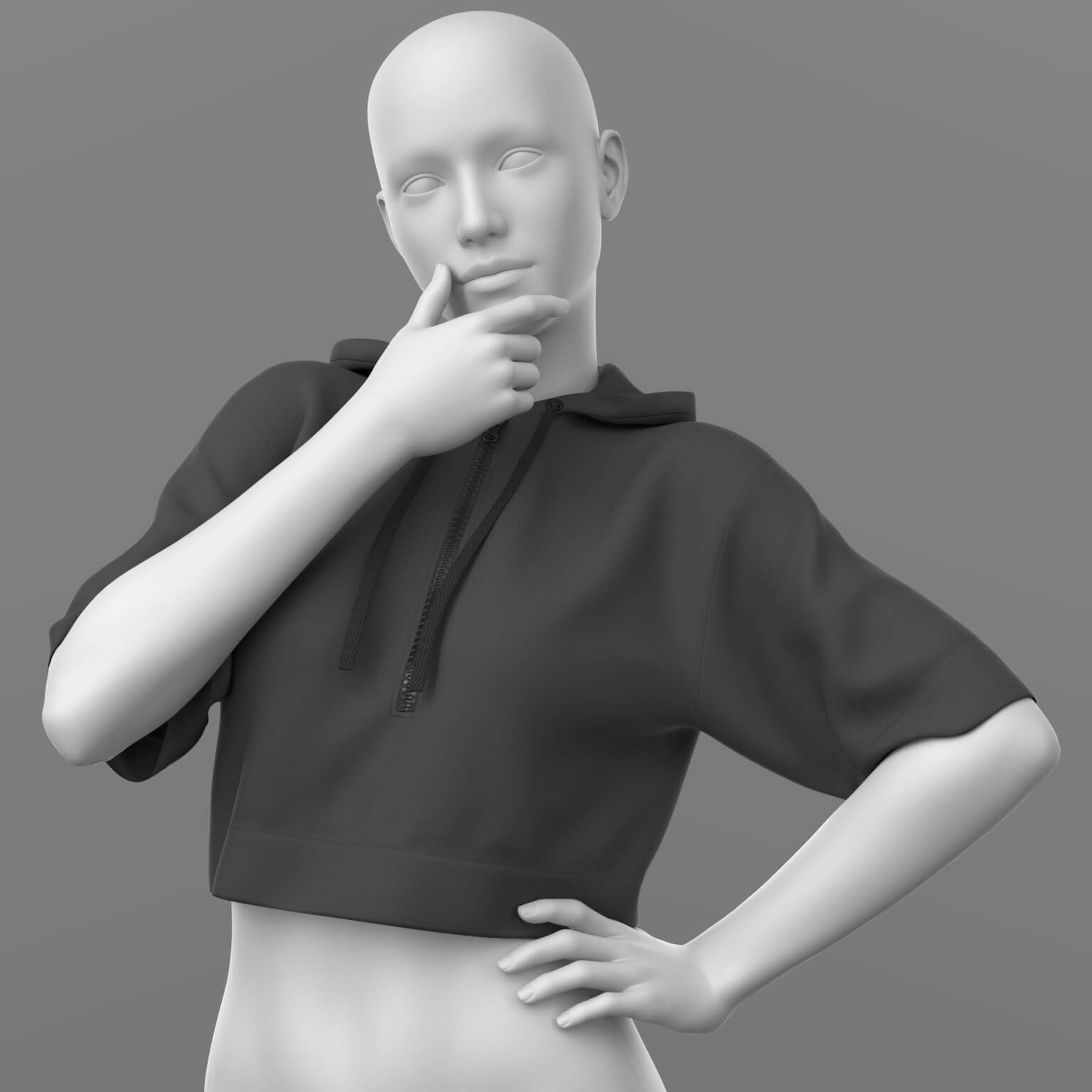 Hoody 04v 2 in 1 G8 Female Daz Content