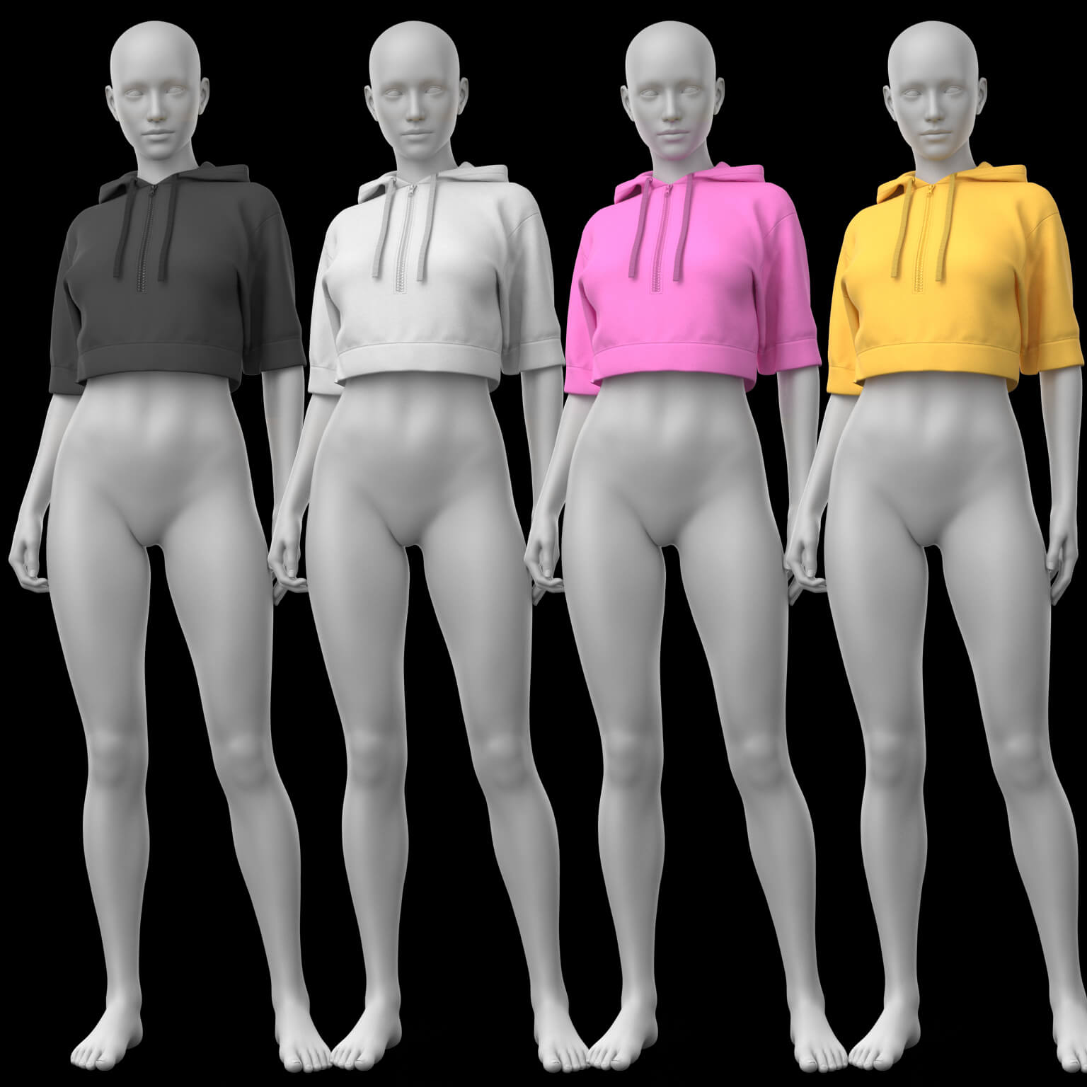Hoody 04v 2 in 1 G8 Female Daz Content