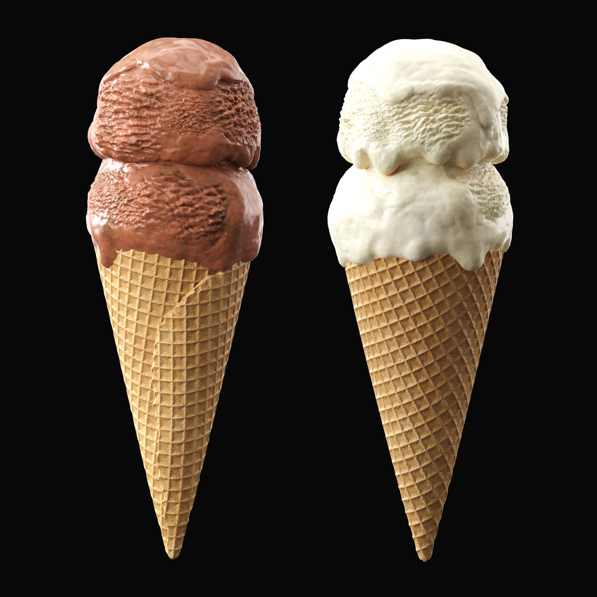 Ice Cream 1v Props Daz Content