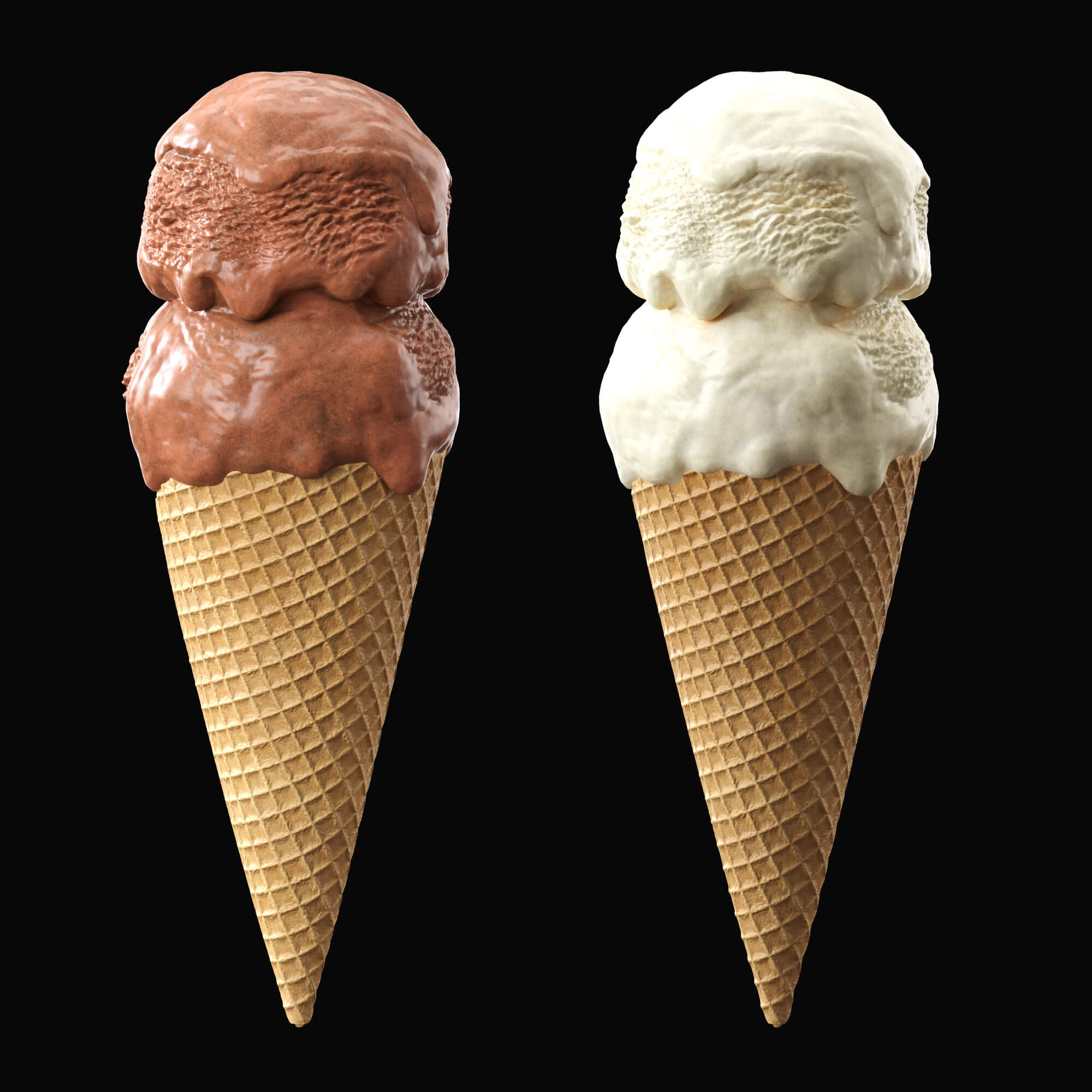 Ice Cream 1v Props Daz Content