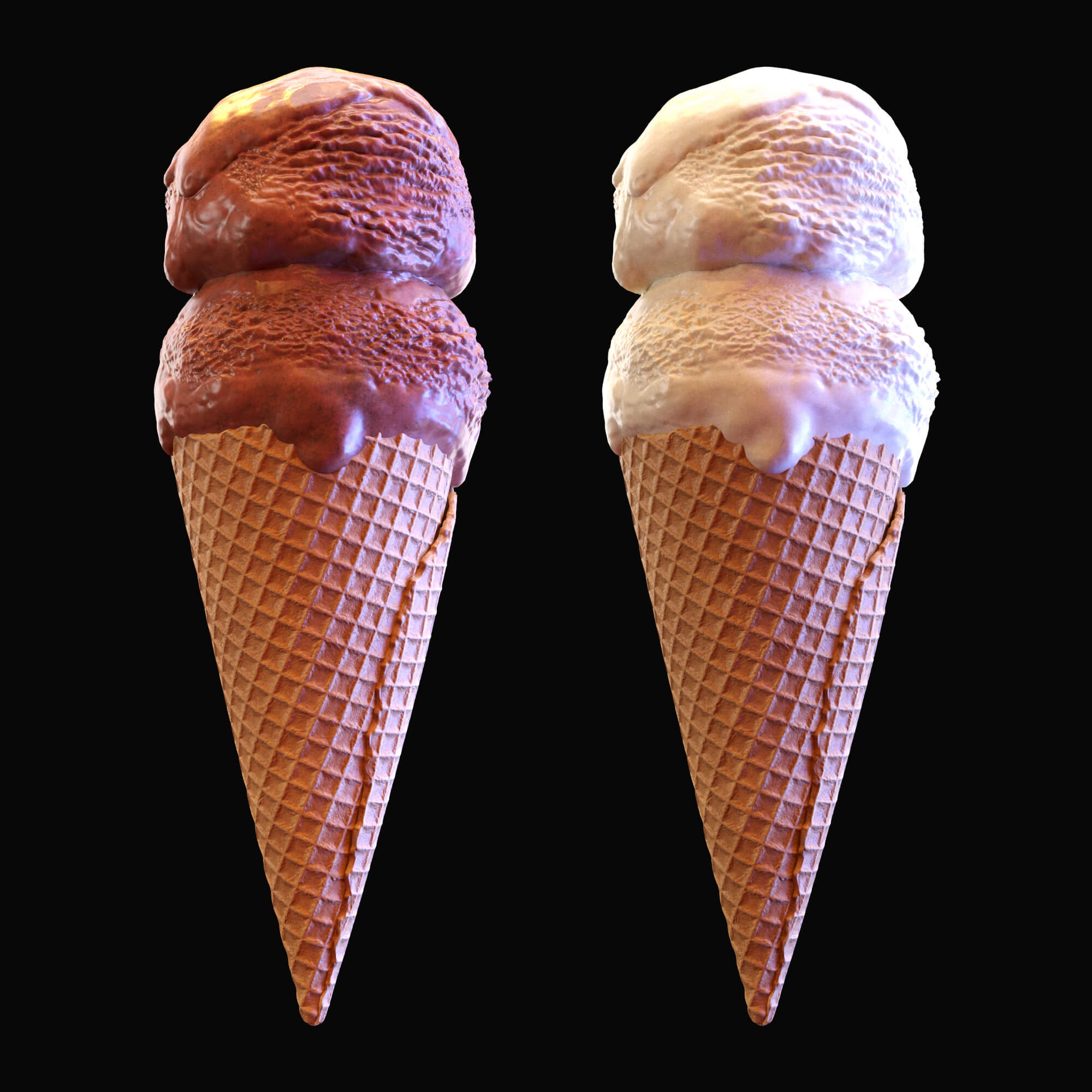 Ice Cream 1v Props Daz Content