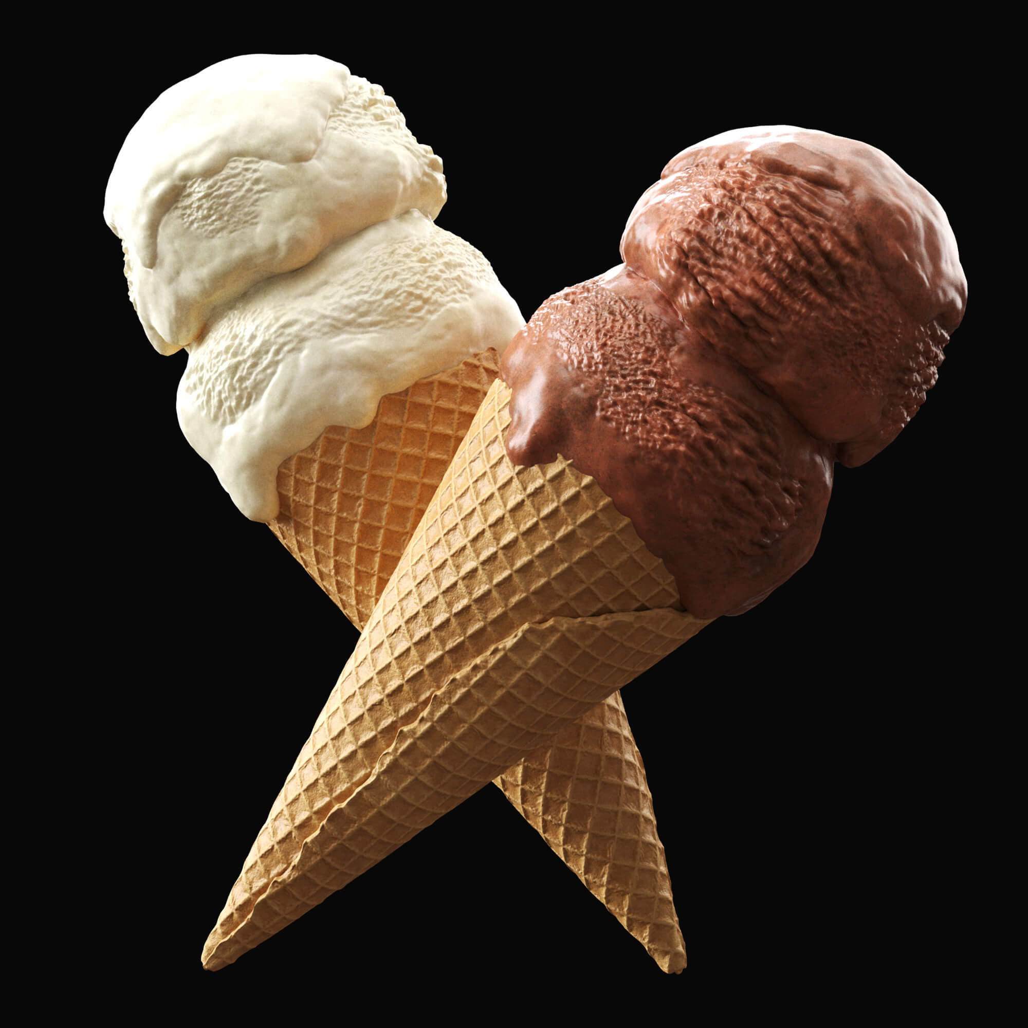 Ice Cream 1v Props Daz Content