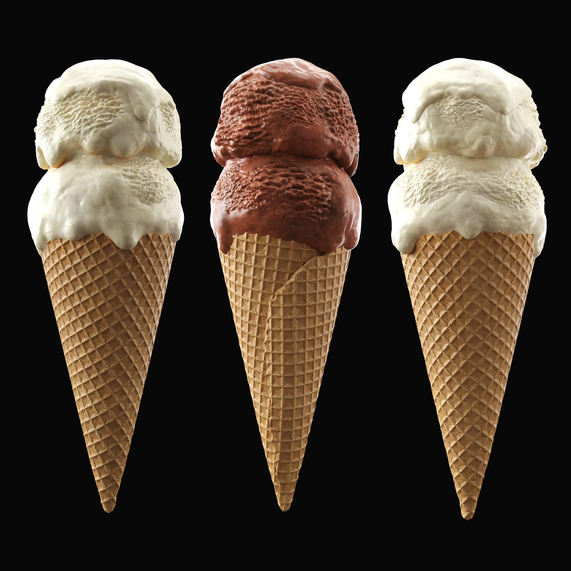 Ice Cream 1v Props Daz Content
