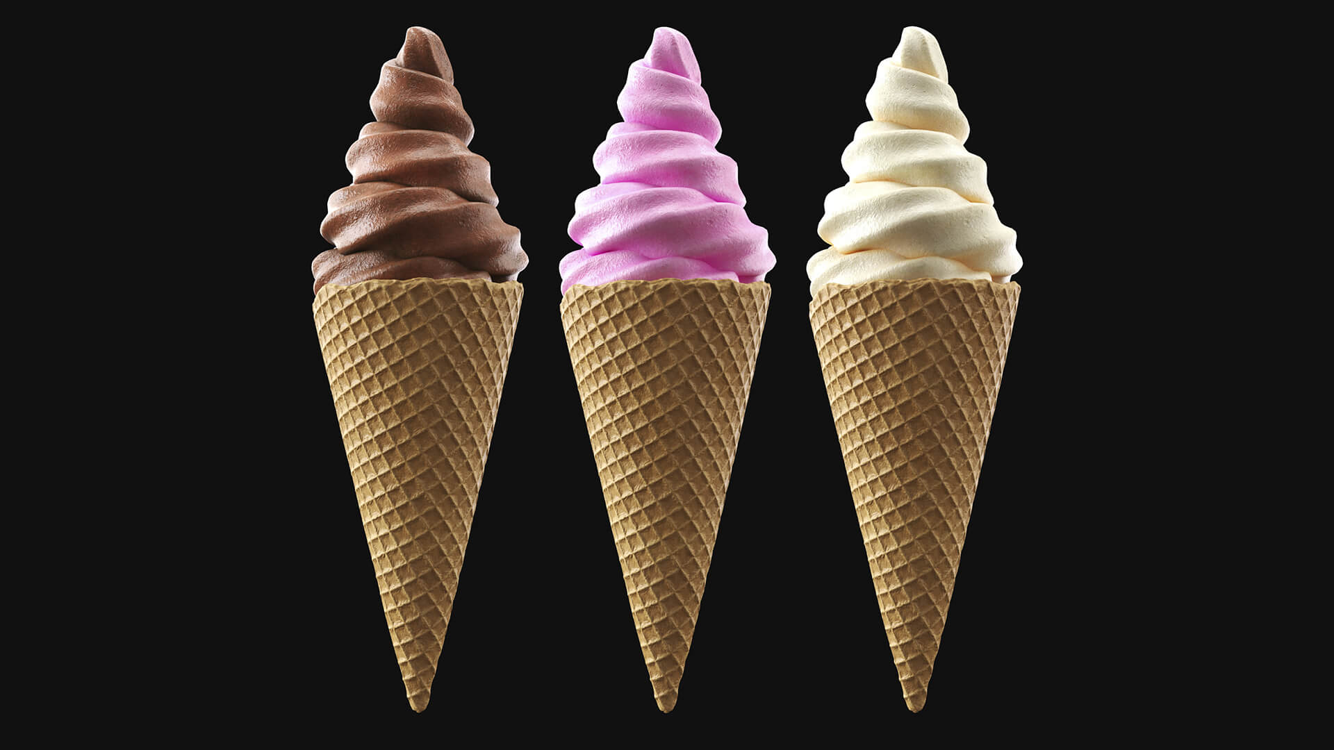 Ice Cream 2v Props Daz Content