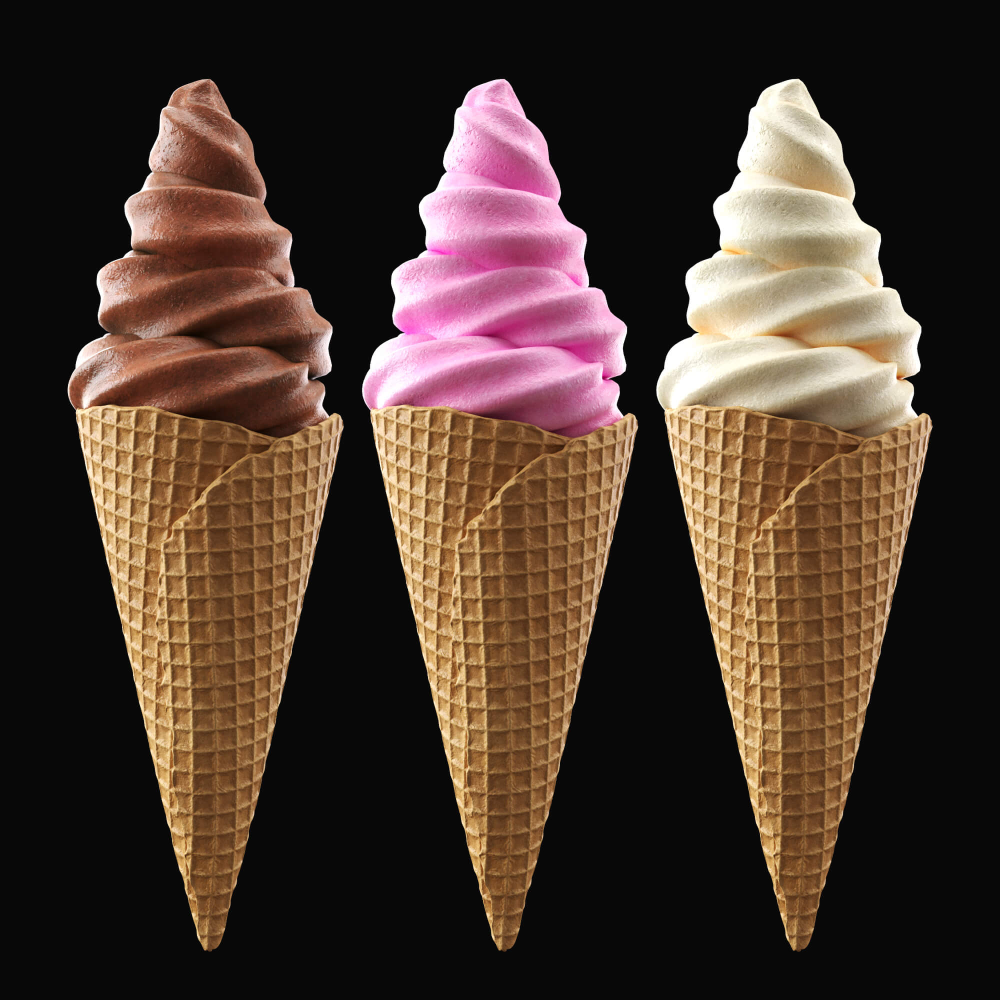 Ice Cream 2v Props Daz Content