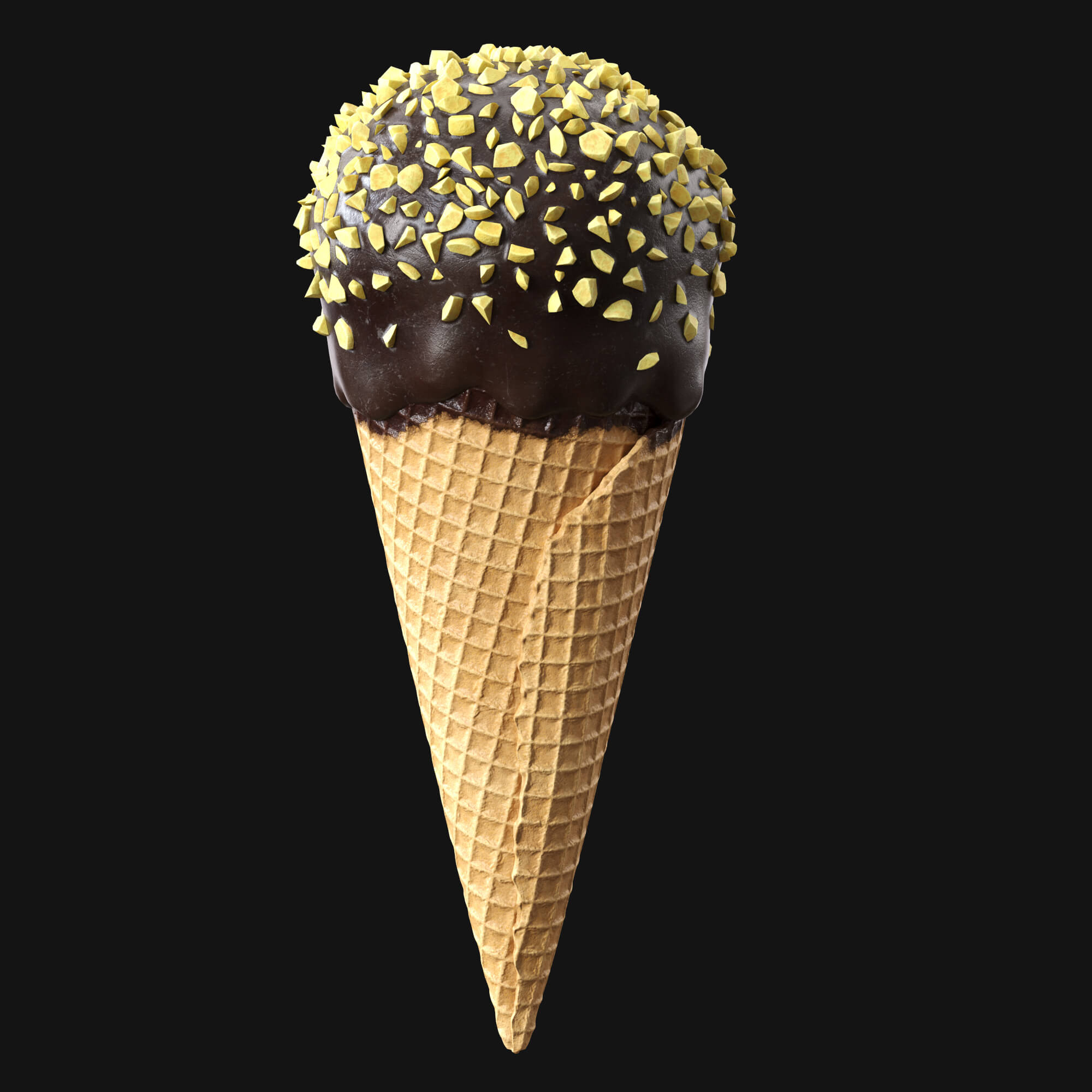 Ice Cream Cone 4v Props Daz Content