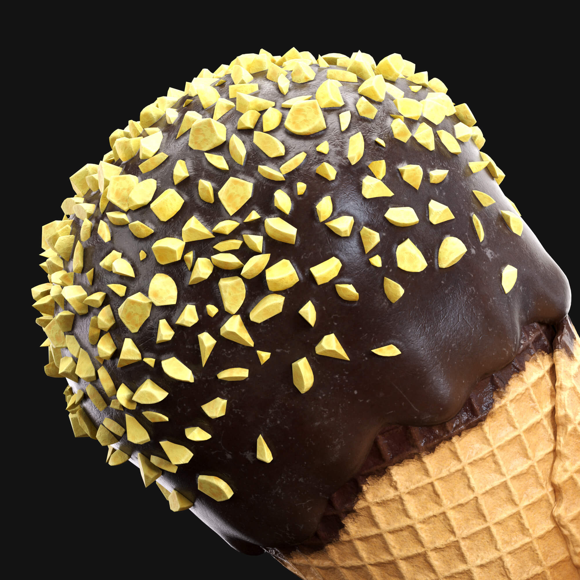 Ice Cream Cone 4v Props Daz Content